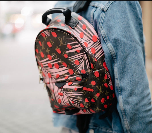 Limited Edition Monogram Canvas Jungle Dots Palm Springs Backpack PM Bag