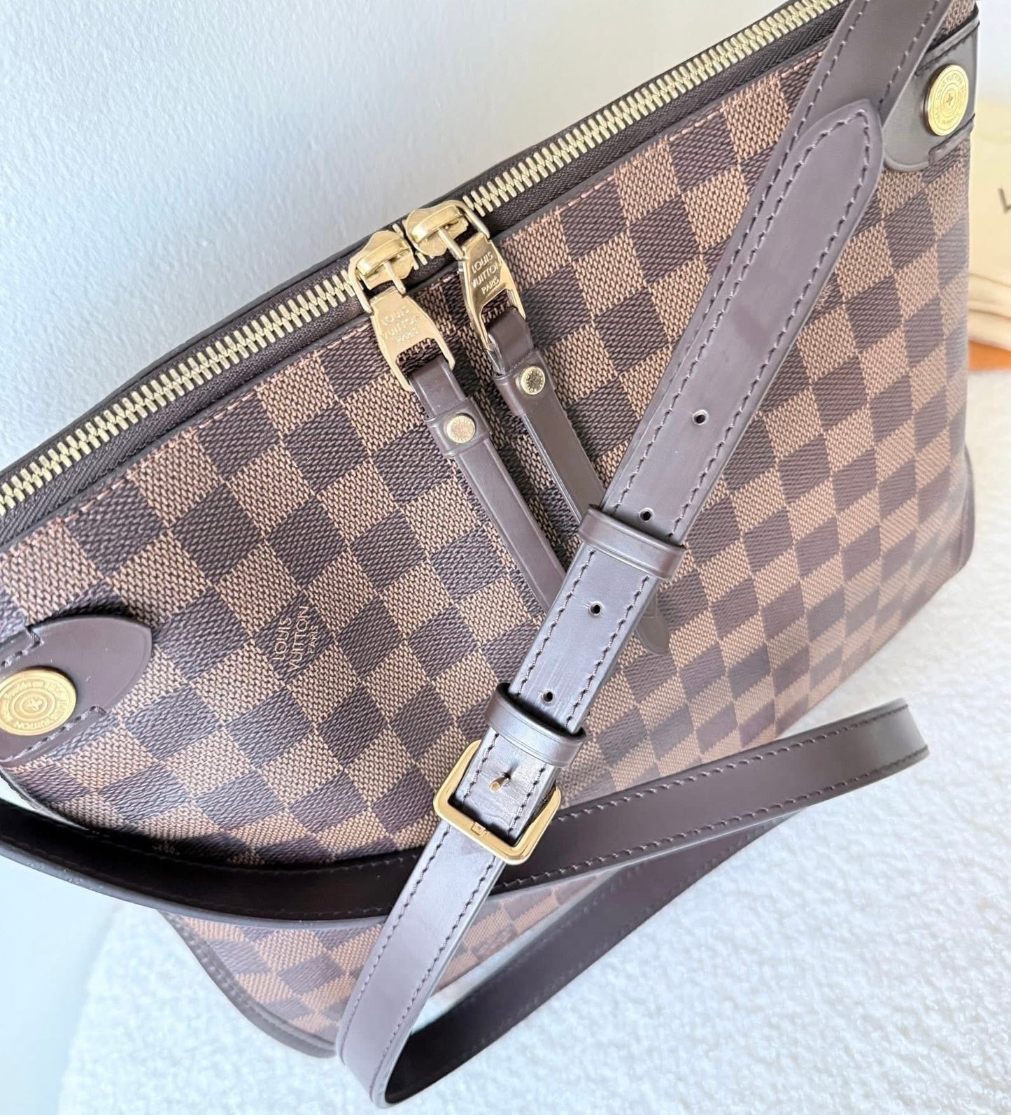 DUOMO DAMIER EBENE CROSSBODY BAG