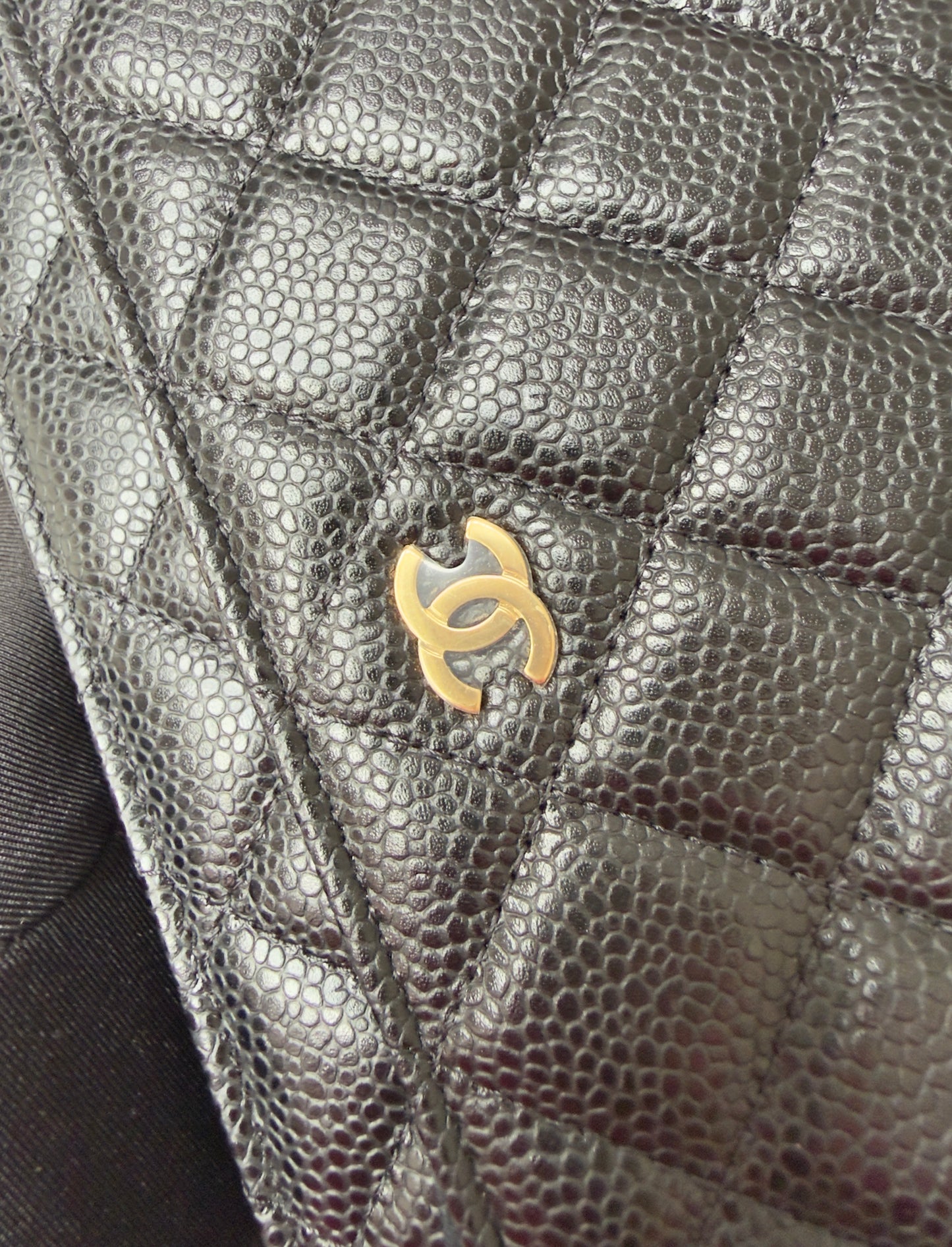 BRAND NEW CC WOC BLCK CAVIAR/GHW