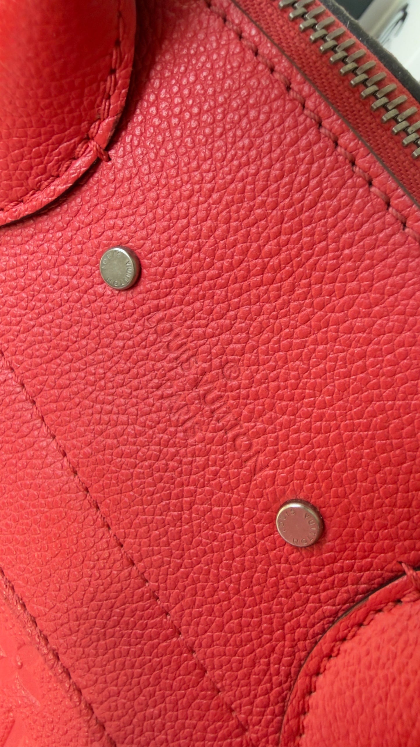 PONT NEUF MM RED WATERMELON MNG EMPREINTE BAG