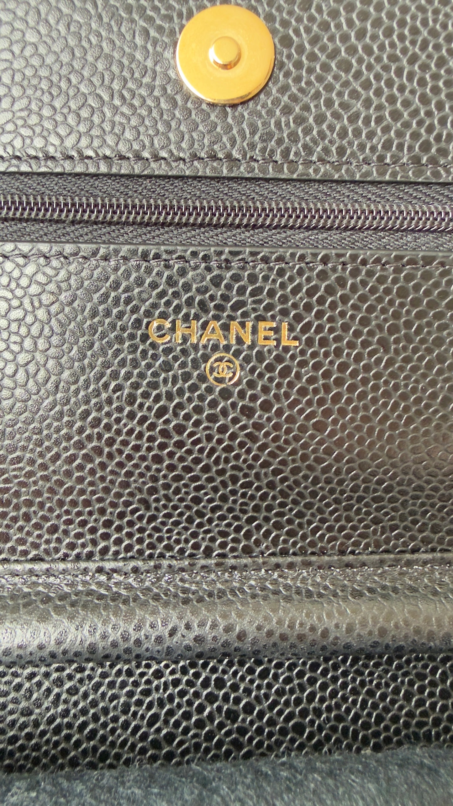 BRAND NEW CC WOC BLCK CAVIAR/GHW