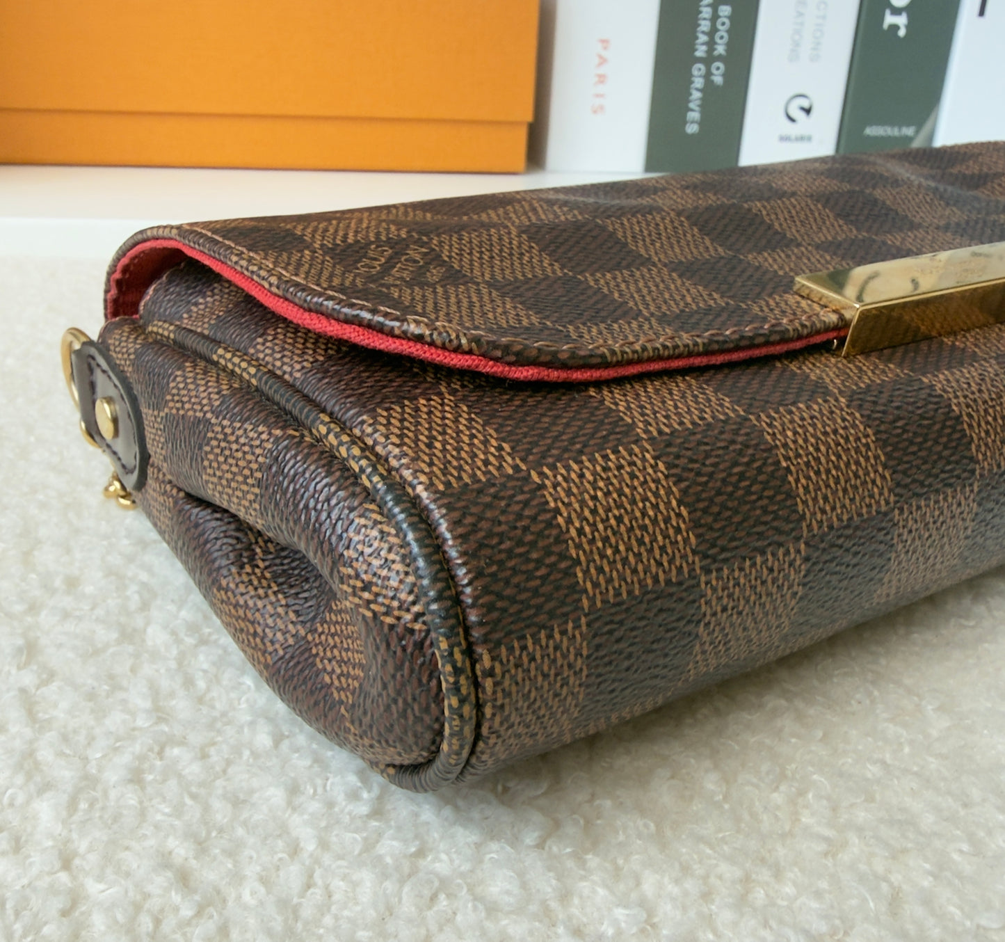 FAVORITE PM DAMIER EBENE CLUTCH/CROSSBODY