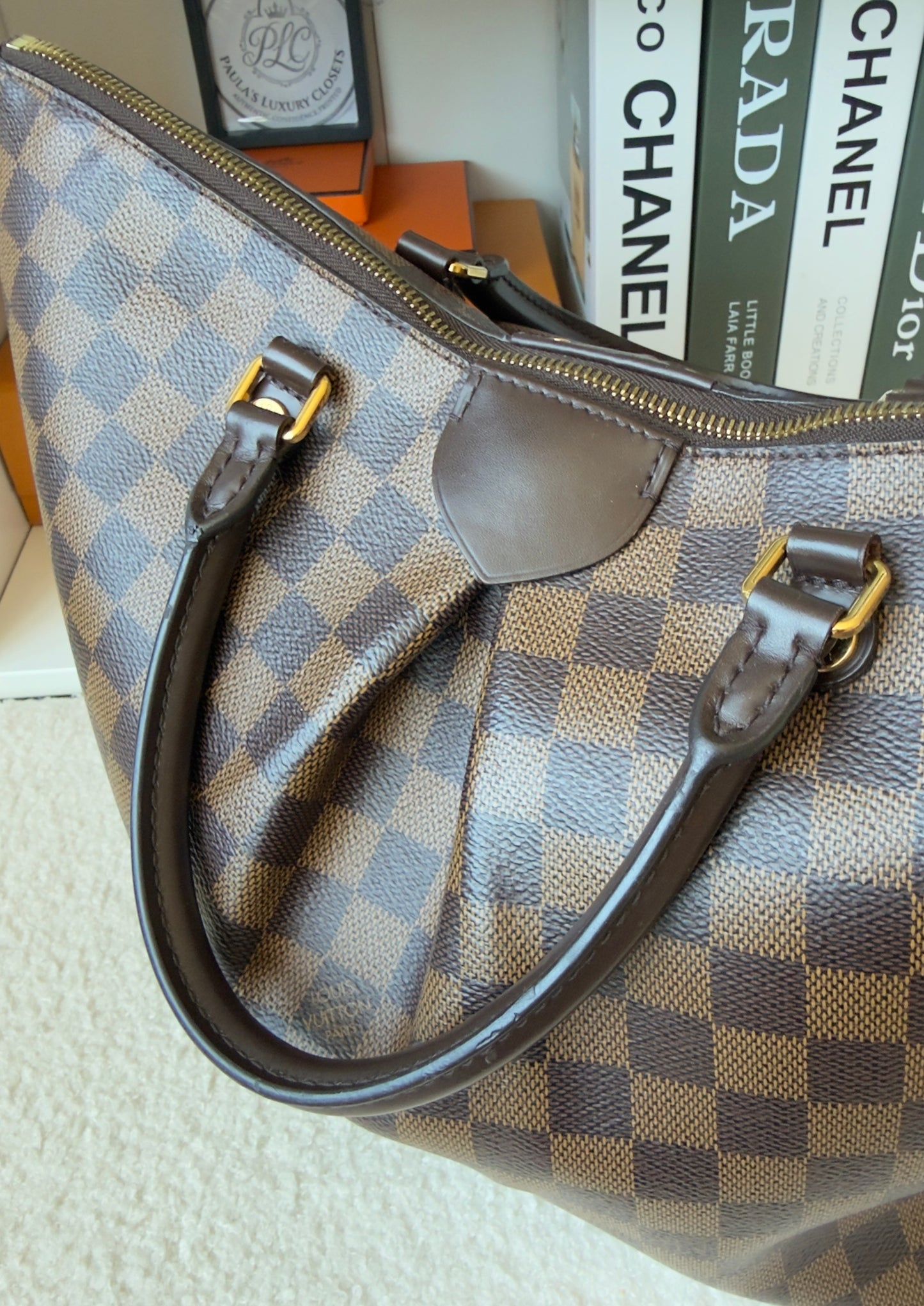 SIENA GM DAMIER EBENE BAG
