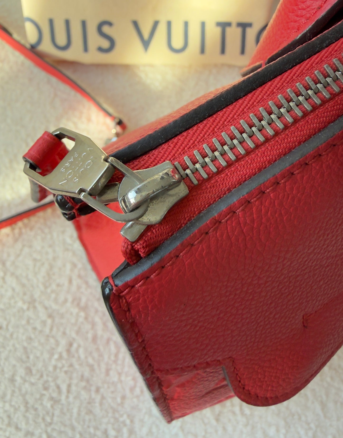 PONT NEUF MM RED WATERMELON MNG EMPREINTE BAG