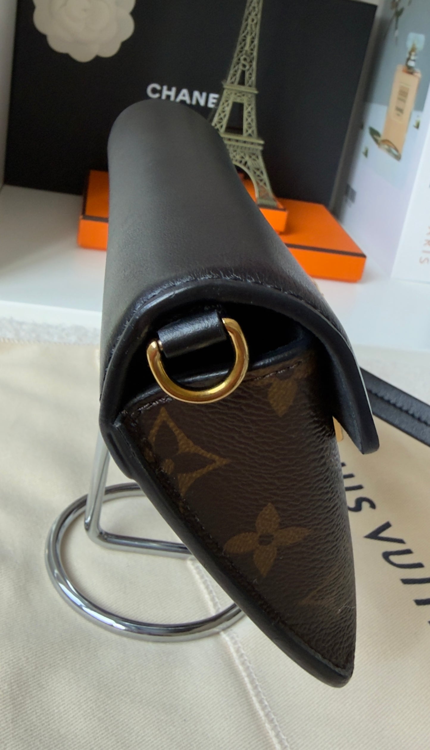 Padlock on Strap Handbag Monogram Canvas and Leather