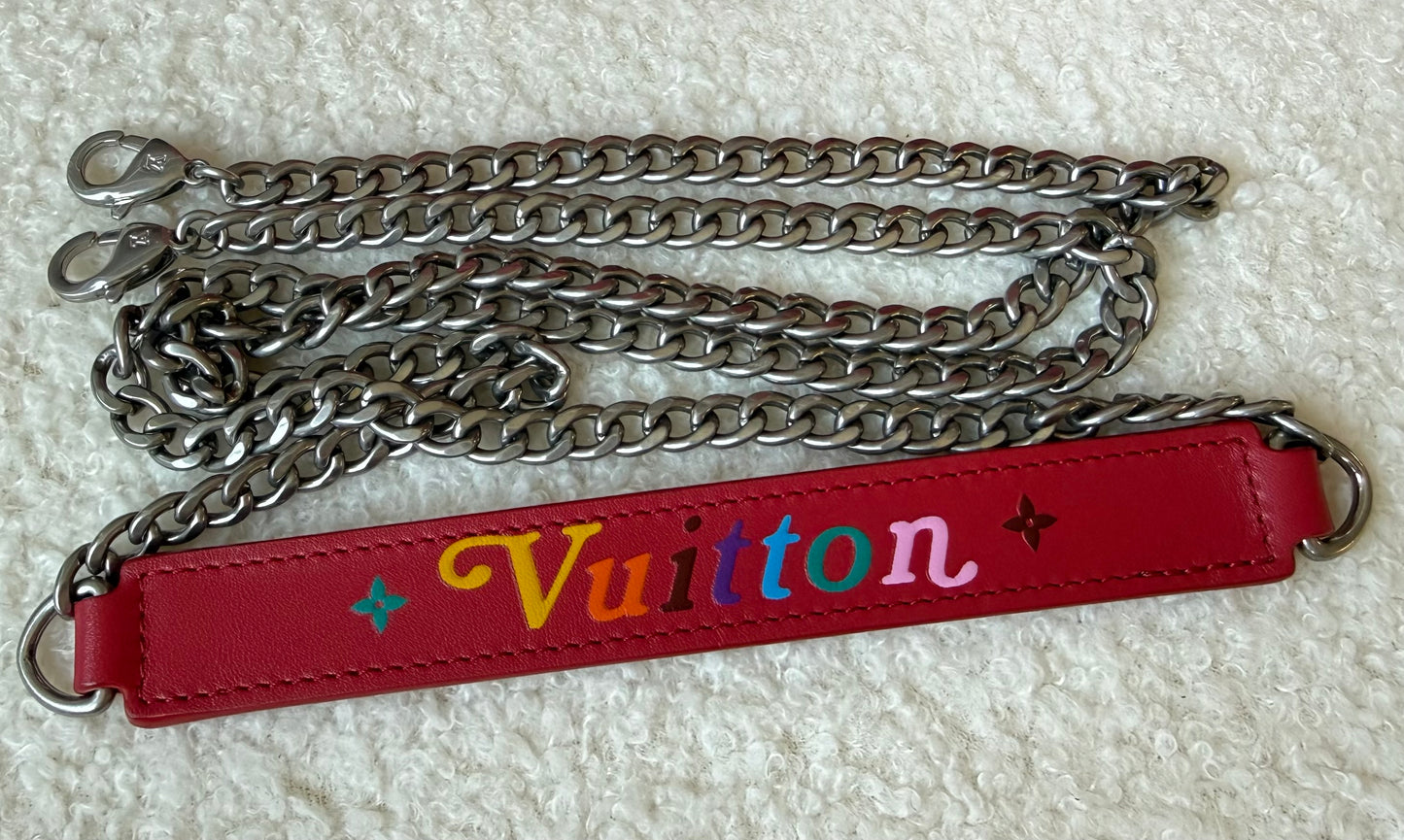 LIKE NEW NEW WAVE CHAIN POCHETTE RES CALFSKIN