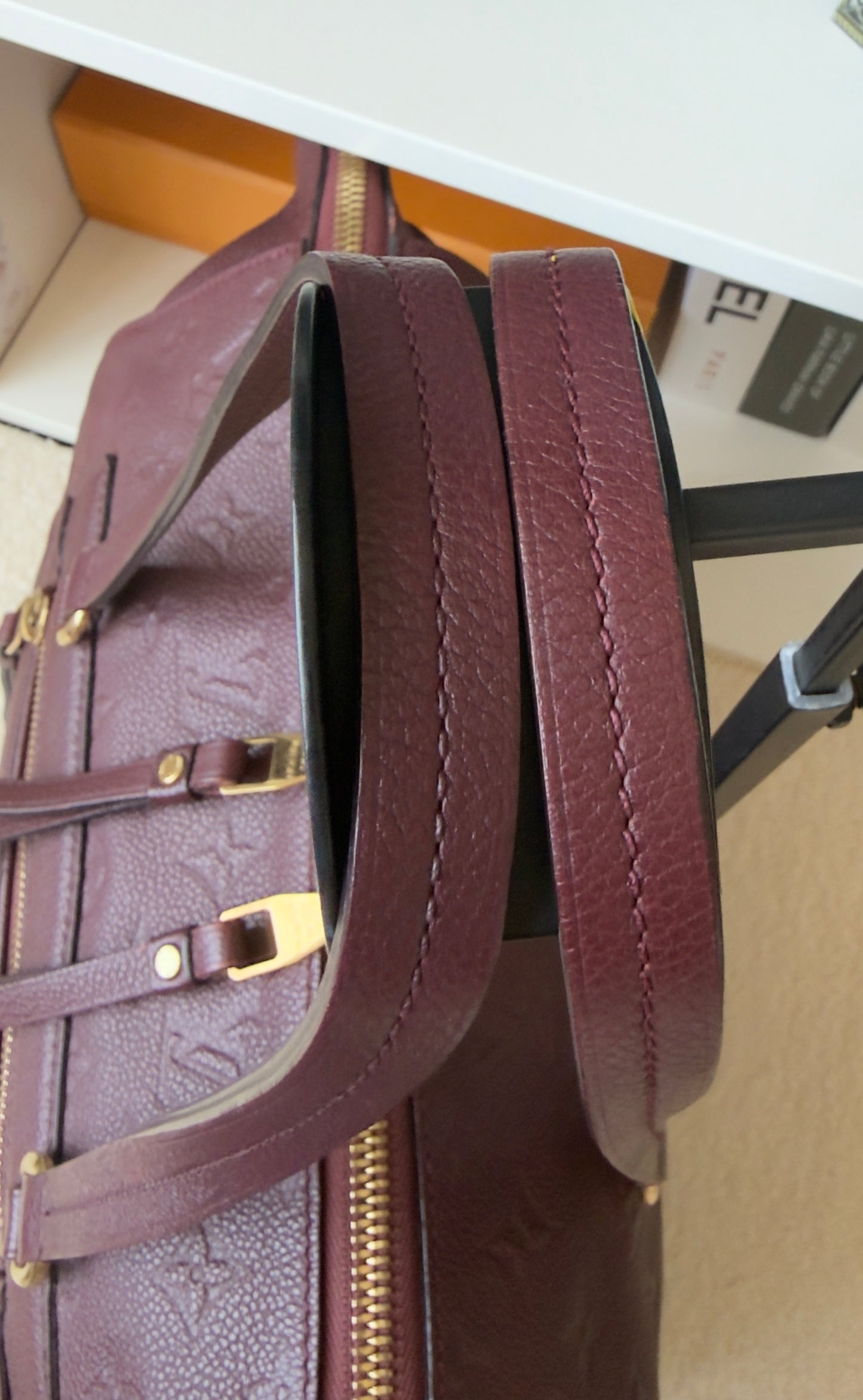 Lumineuse PM Aube Monogram Empreinte Leather Bag