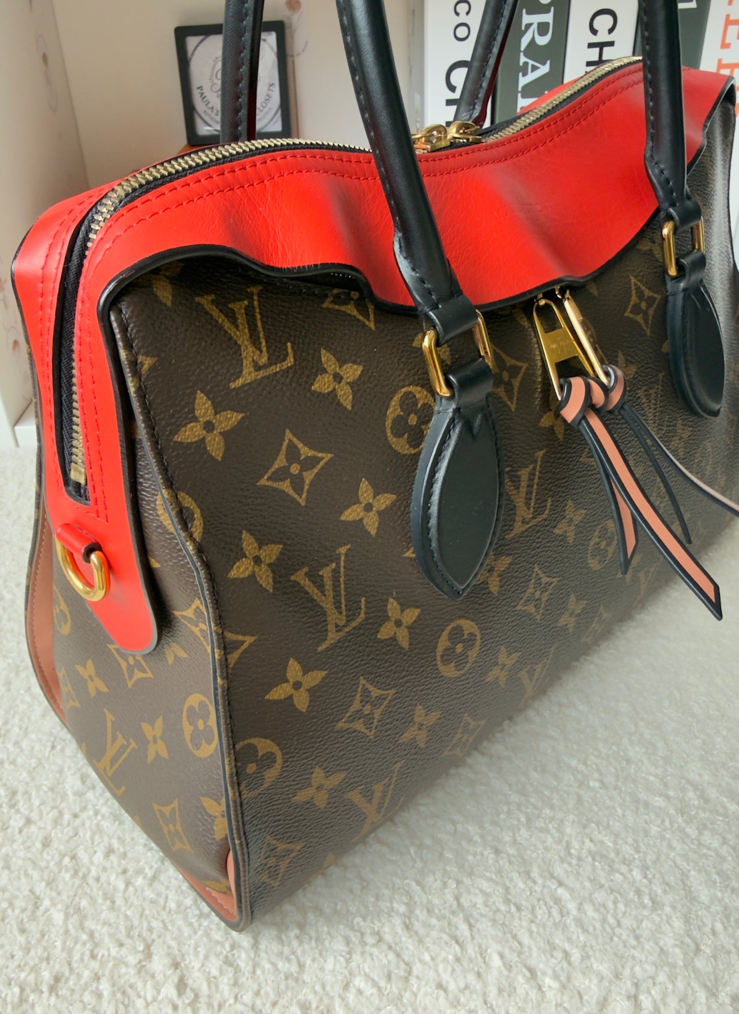 Monogram Canvas And Tricolor Leather Tuileries NM Bag