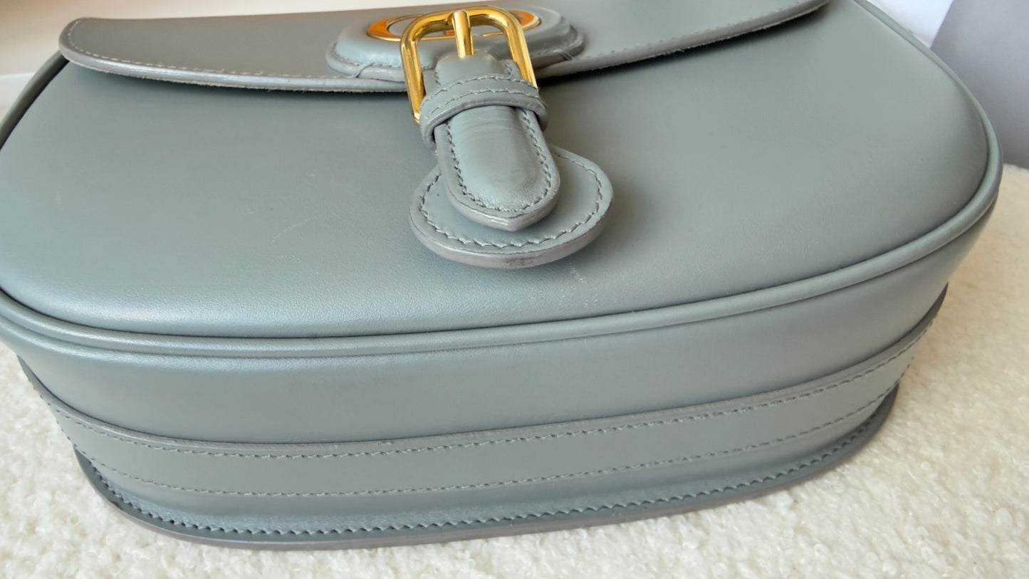 BOX MEDIUM BOBBY CALFSKIN GREY BAG