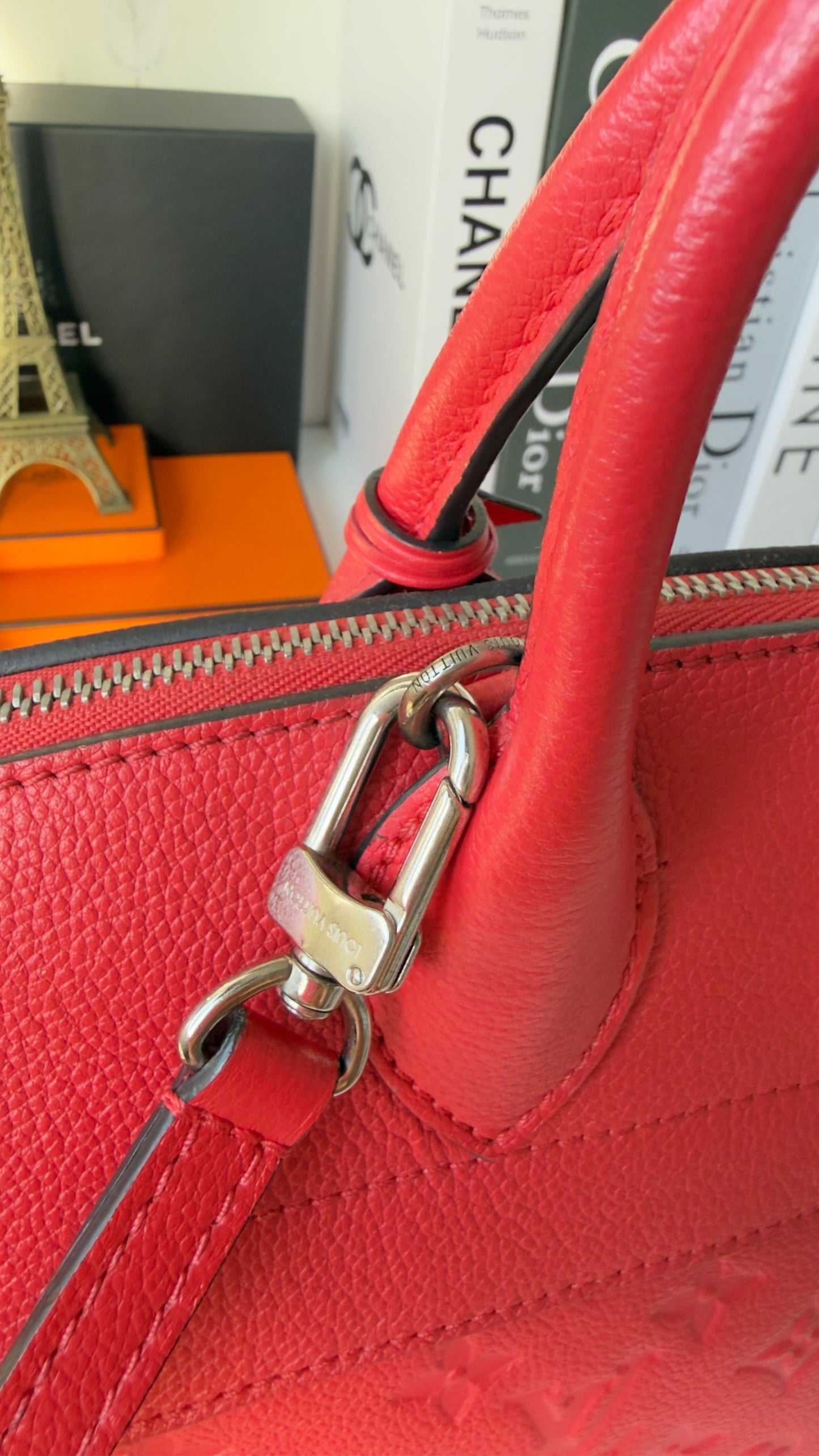 PONT NEUF MM RED WATERMELON MNG EMPREINTE BAG