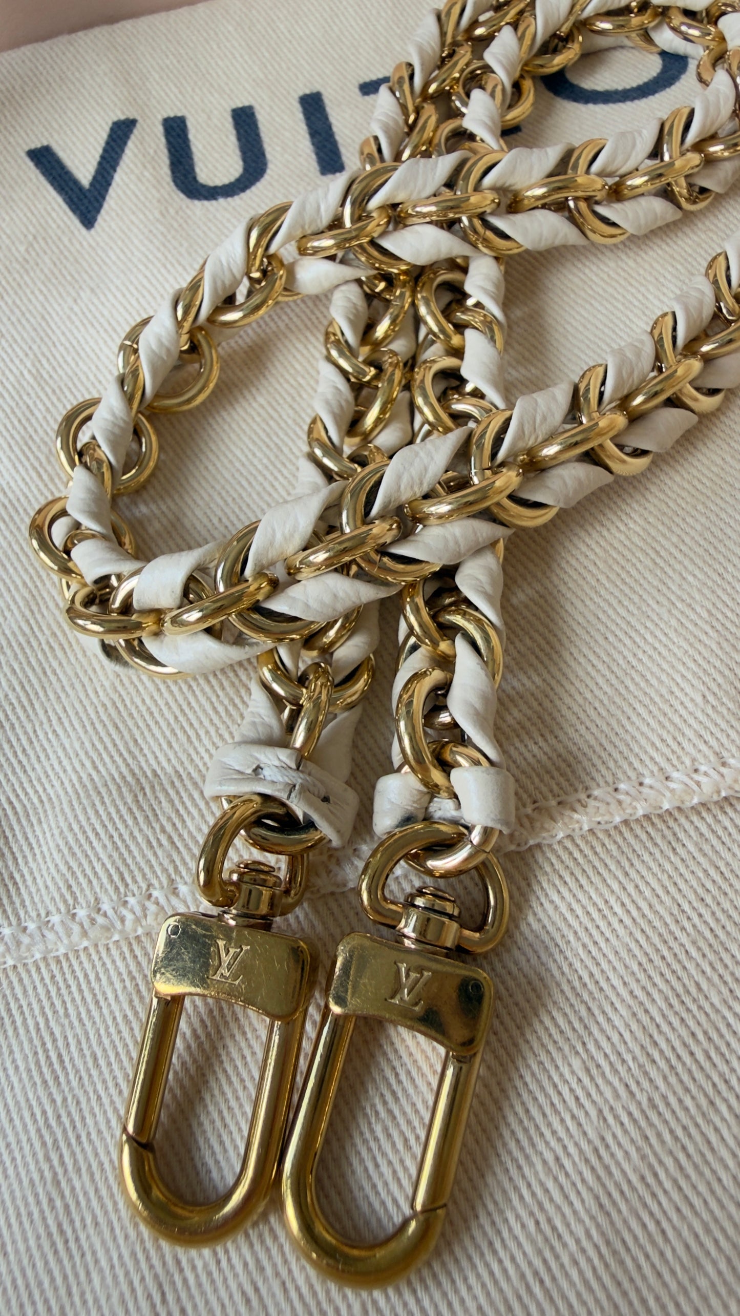 Multi Pochette Accessories Cream Monogram Empreinte Leather