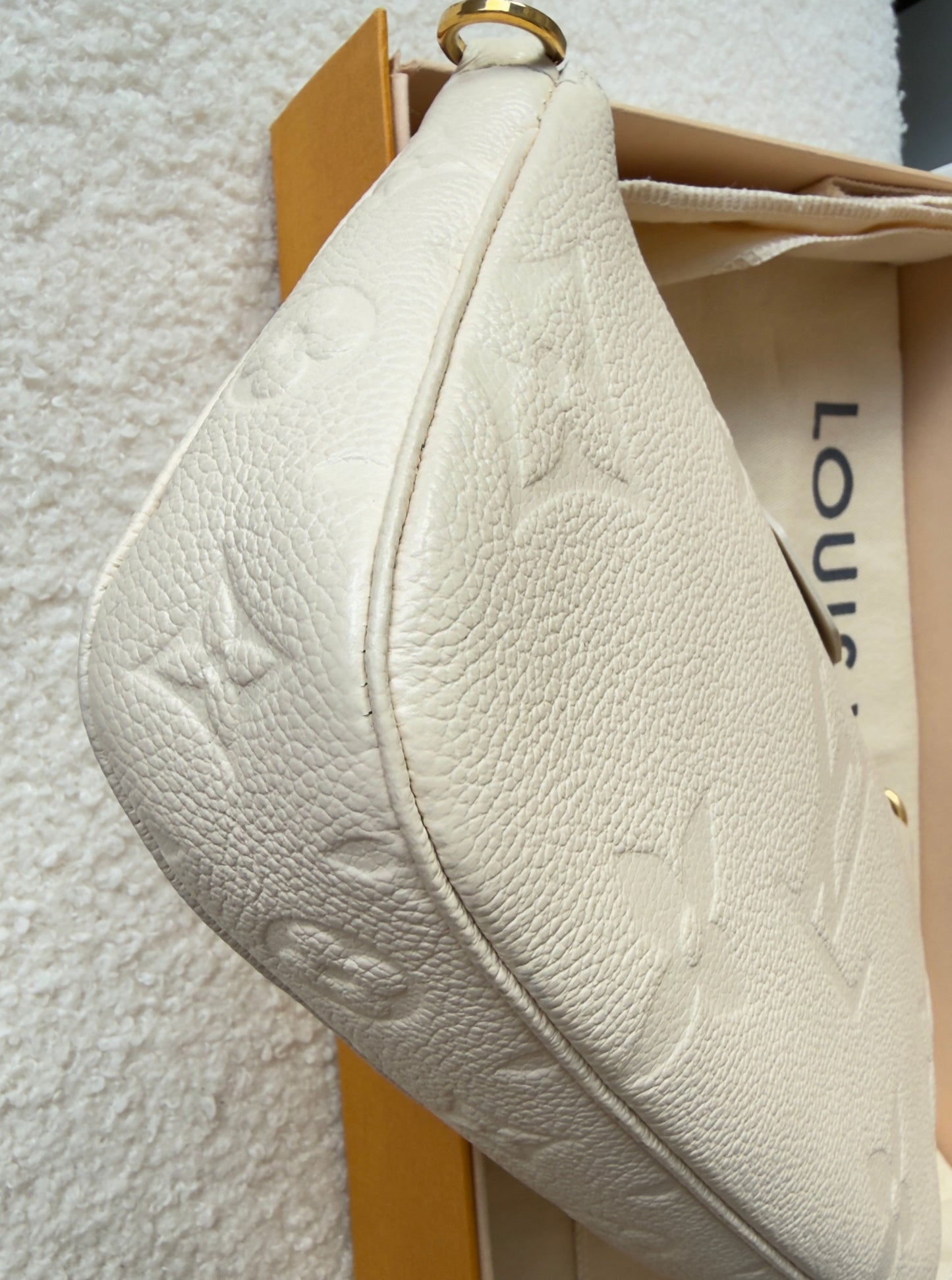 Multi Pochette Accessories Cream Monogram Empreinte Leather