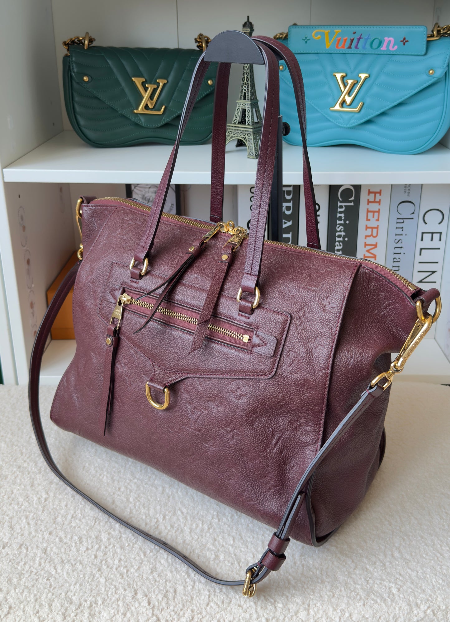 Lumineuse PM Aube Monogram Empreinte Leather Bag