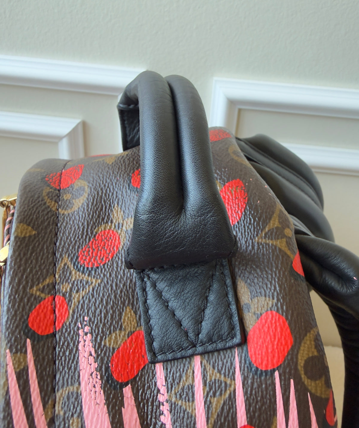 Limited Edition Monogram Canvas Jungle Dots Palm Springs Backpack PM Bag