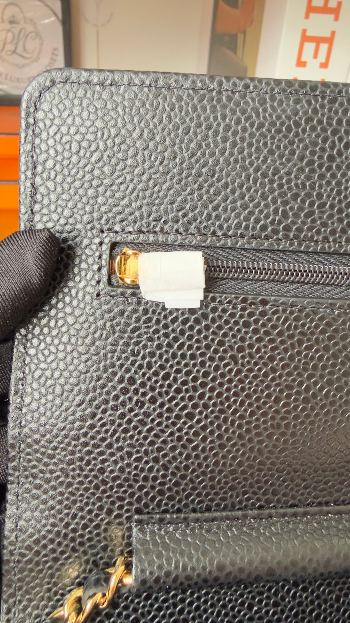 BRAND NEW CC WOC BLCK CAVIAR/GHW