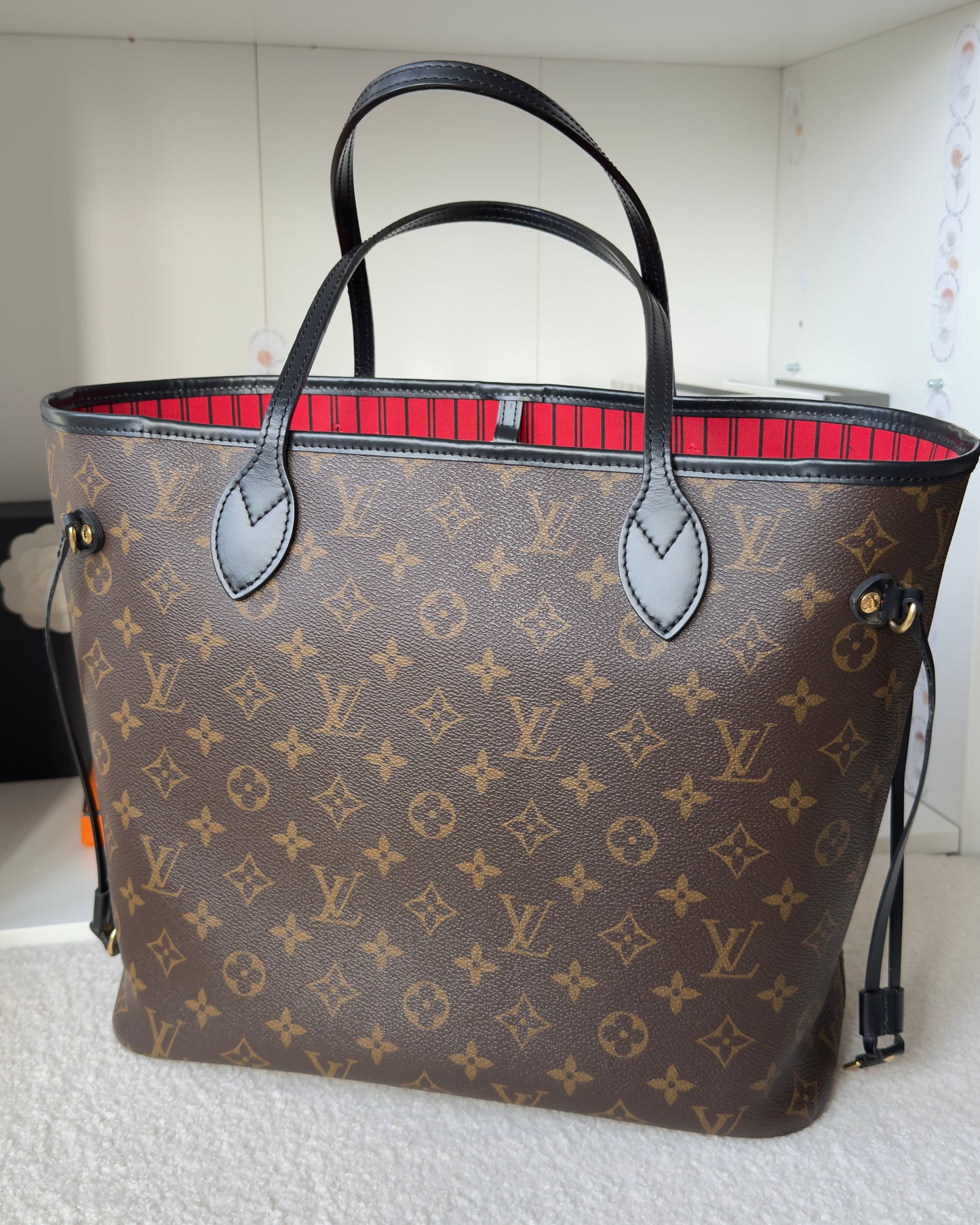 NEVERFULL MM MELBOURNE WORLD TOUR MNG CANVAS WITH POUCH