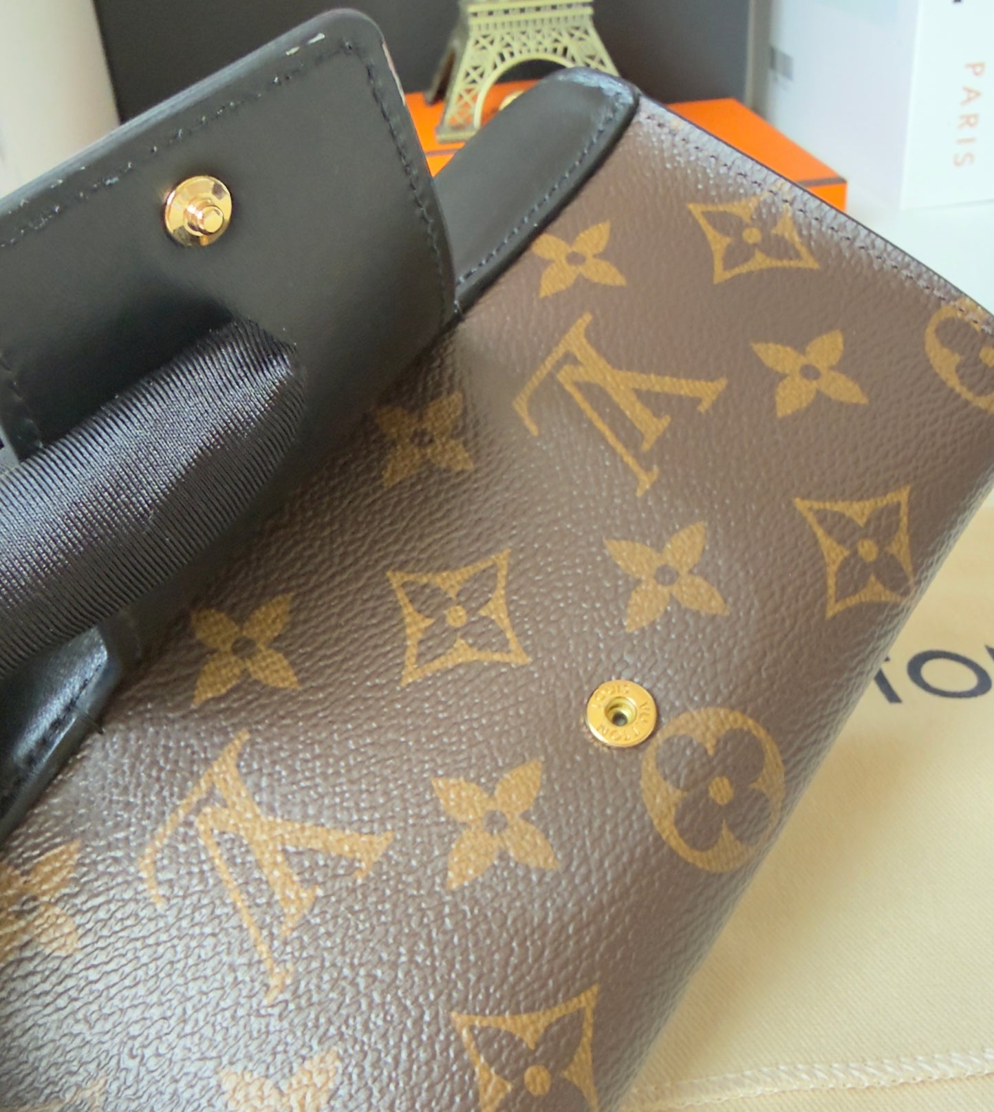 Padlock on Strap Handbag Monogram Canvas and Leather