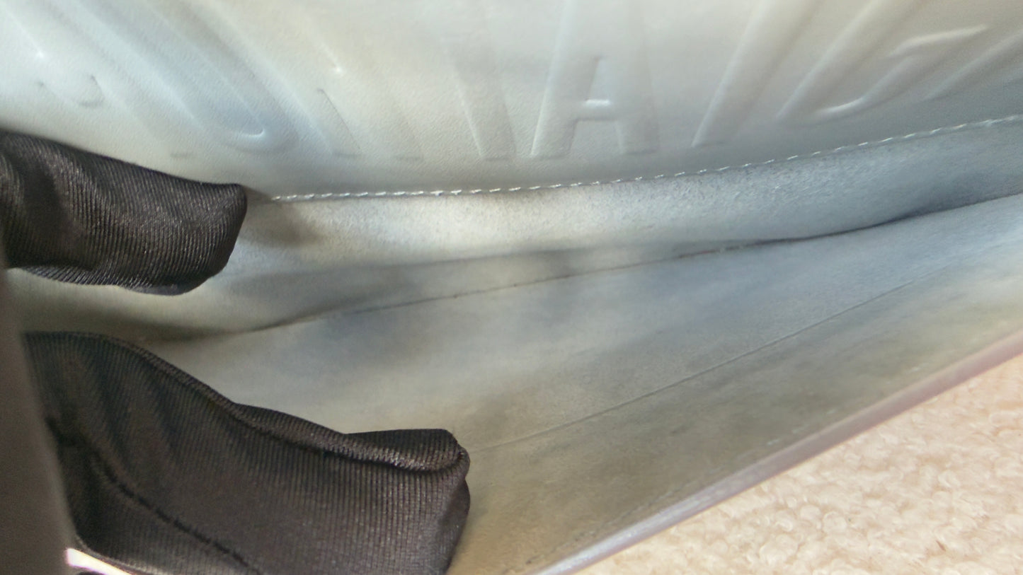 BOX MEDIUM BOBBY CALFSKIN GREY BAG