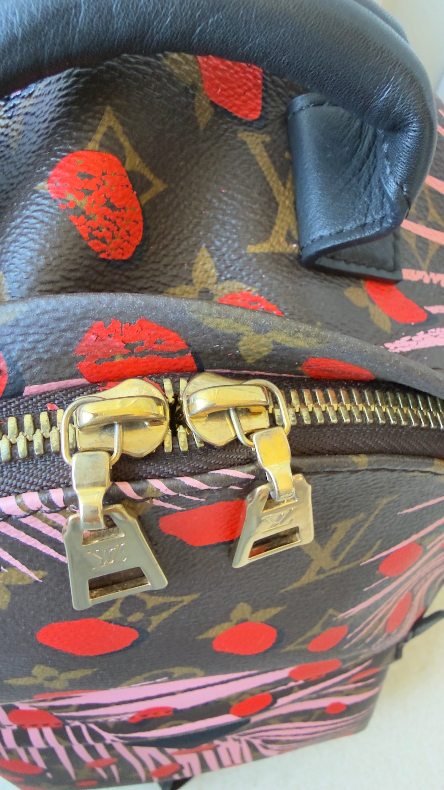 Limited Edition Monogram Canvas Jungle Dots Palm Springs Backpack PM Bag