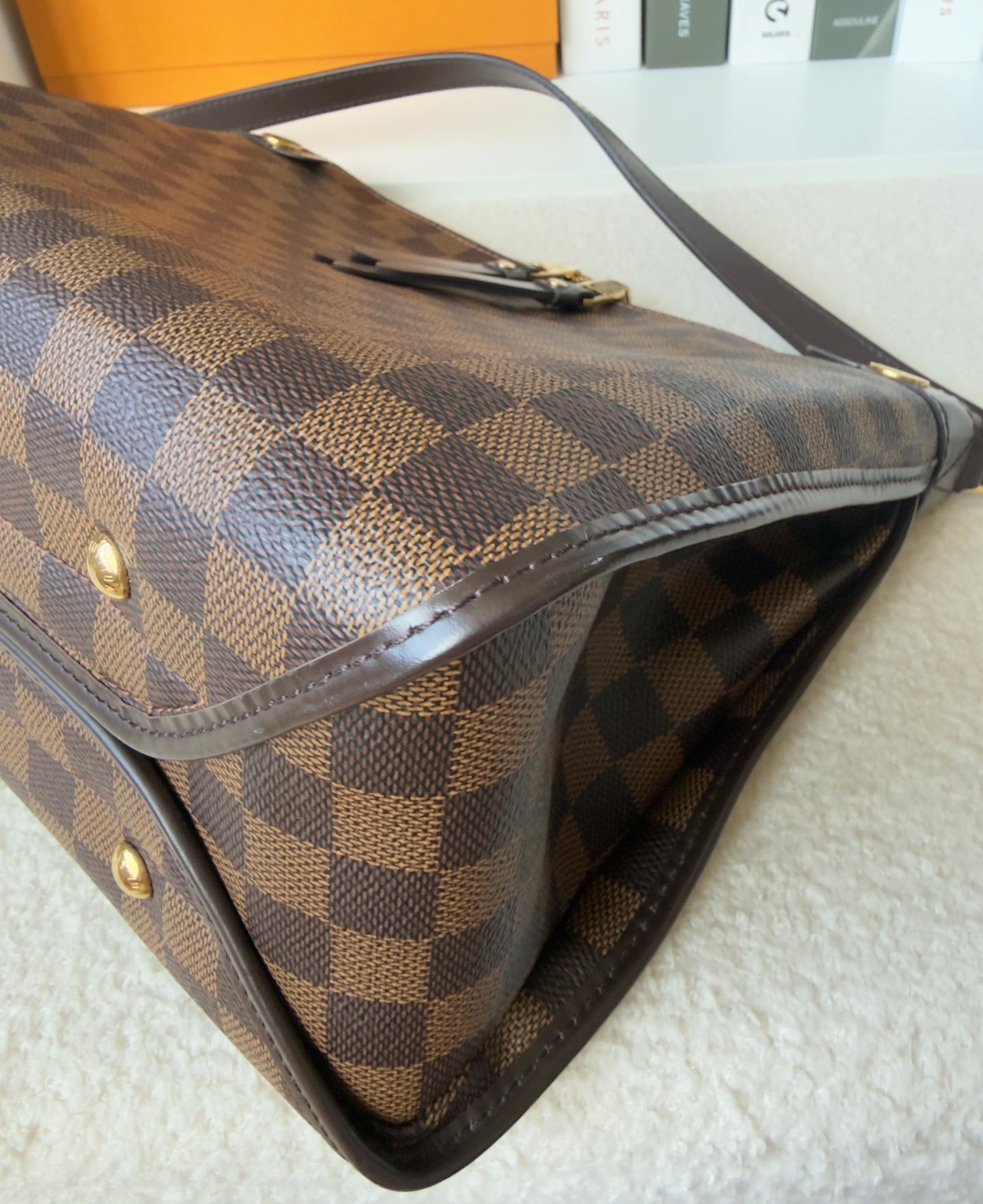 DUOMO DAMIER EBENE CROSSBODY BAG