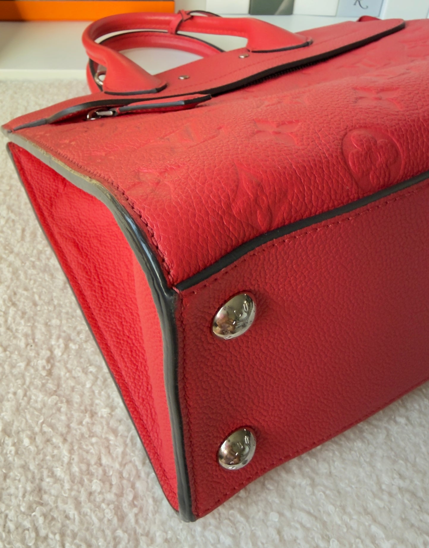PONT NEUF MM RED WATERMELON MNG EMPREINTE BAG