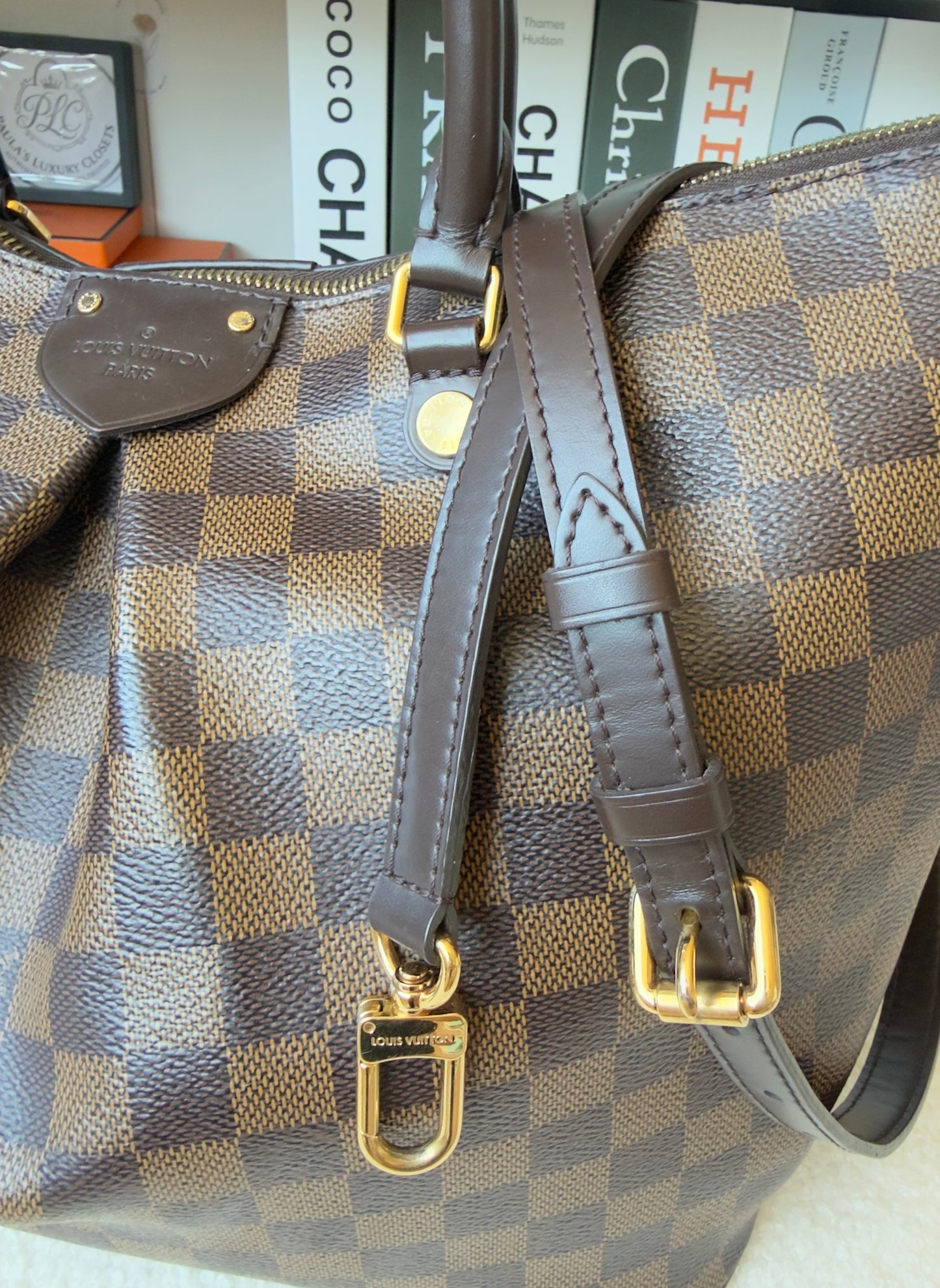 SIENA GM DAMIER EBENE BAG