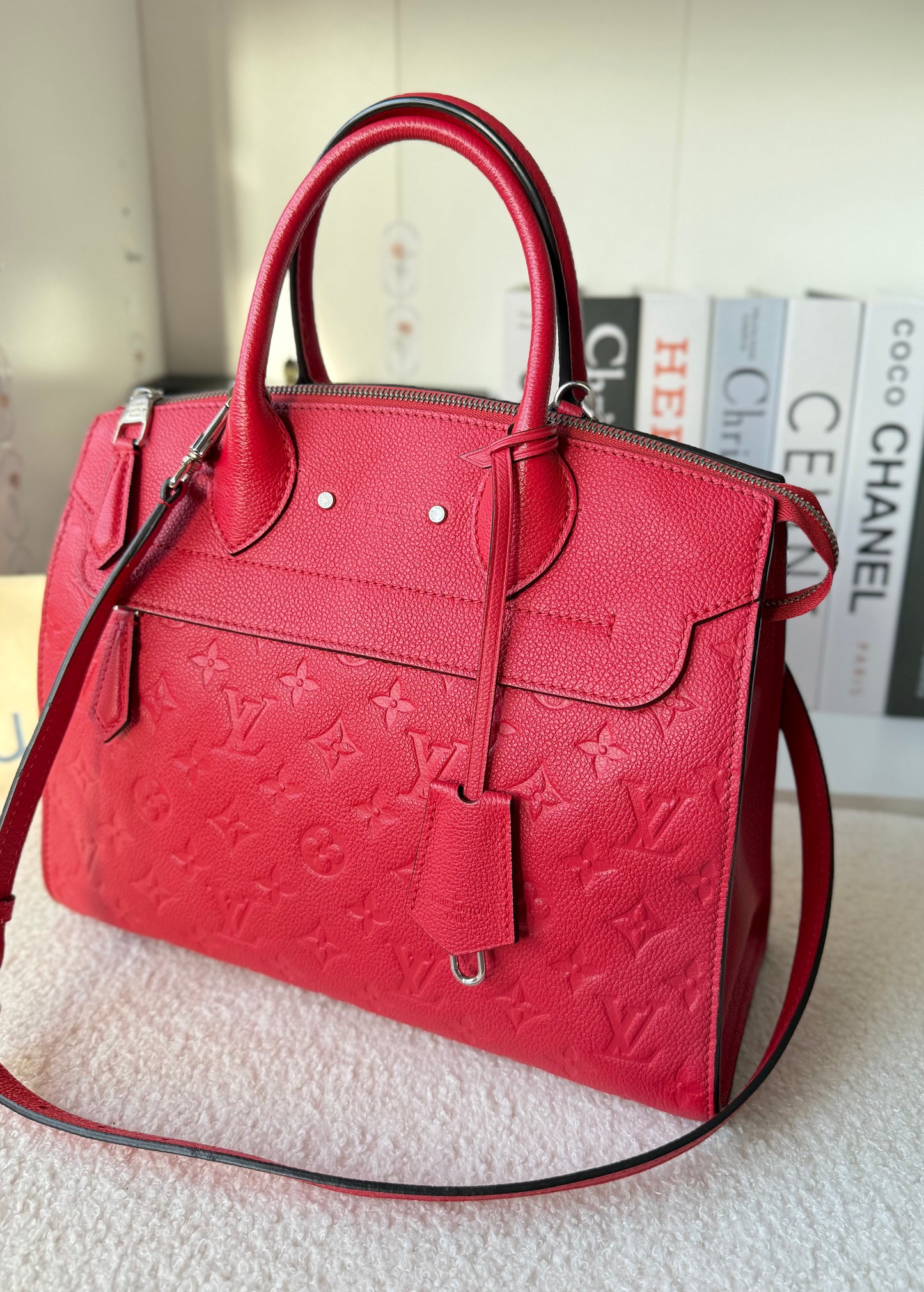 PONT NEUF MM RED WATERMELON MNG EMPREINTE BAG