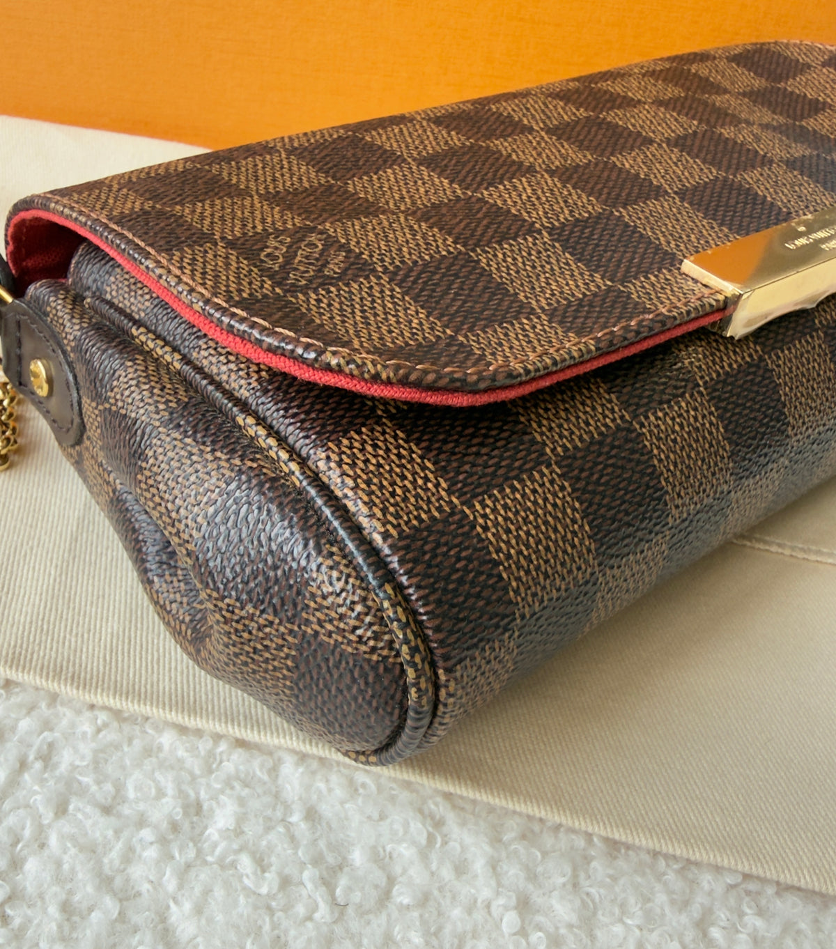 FAVORITE PM DAMIER EBENE CLUTCH/CROSSBODY BAG