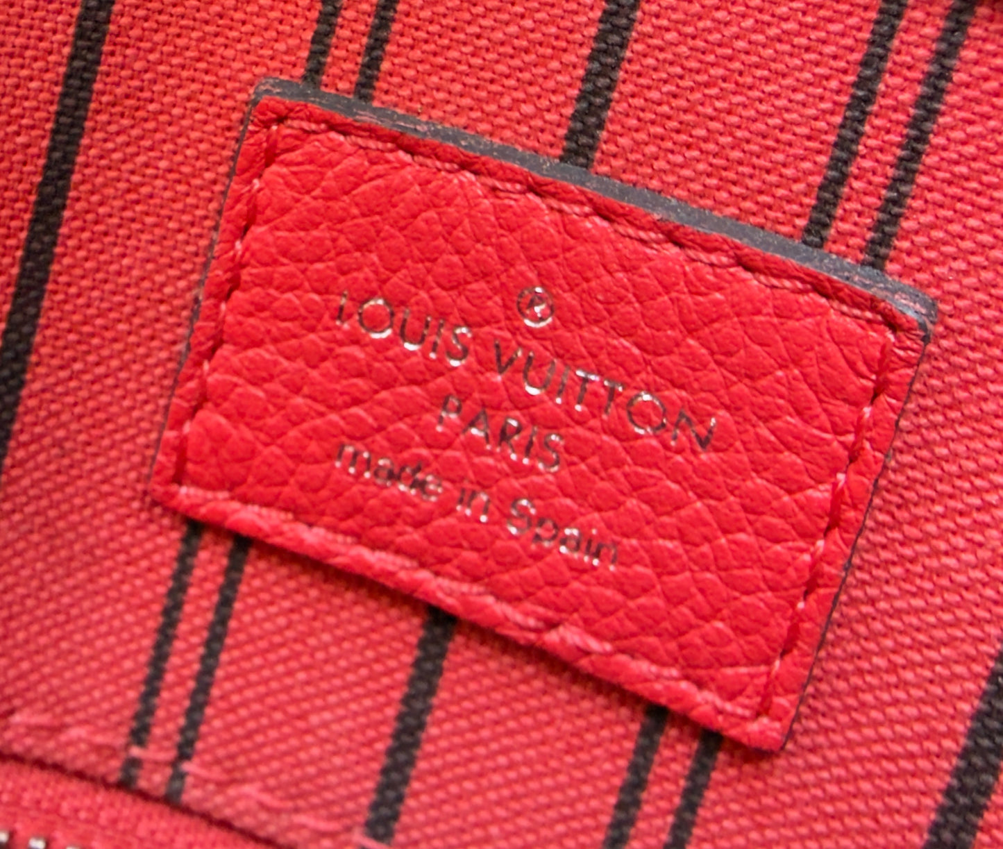 PONT NEUF MM RED WATERMELON MNG EMPREINTE BAG