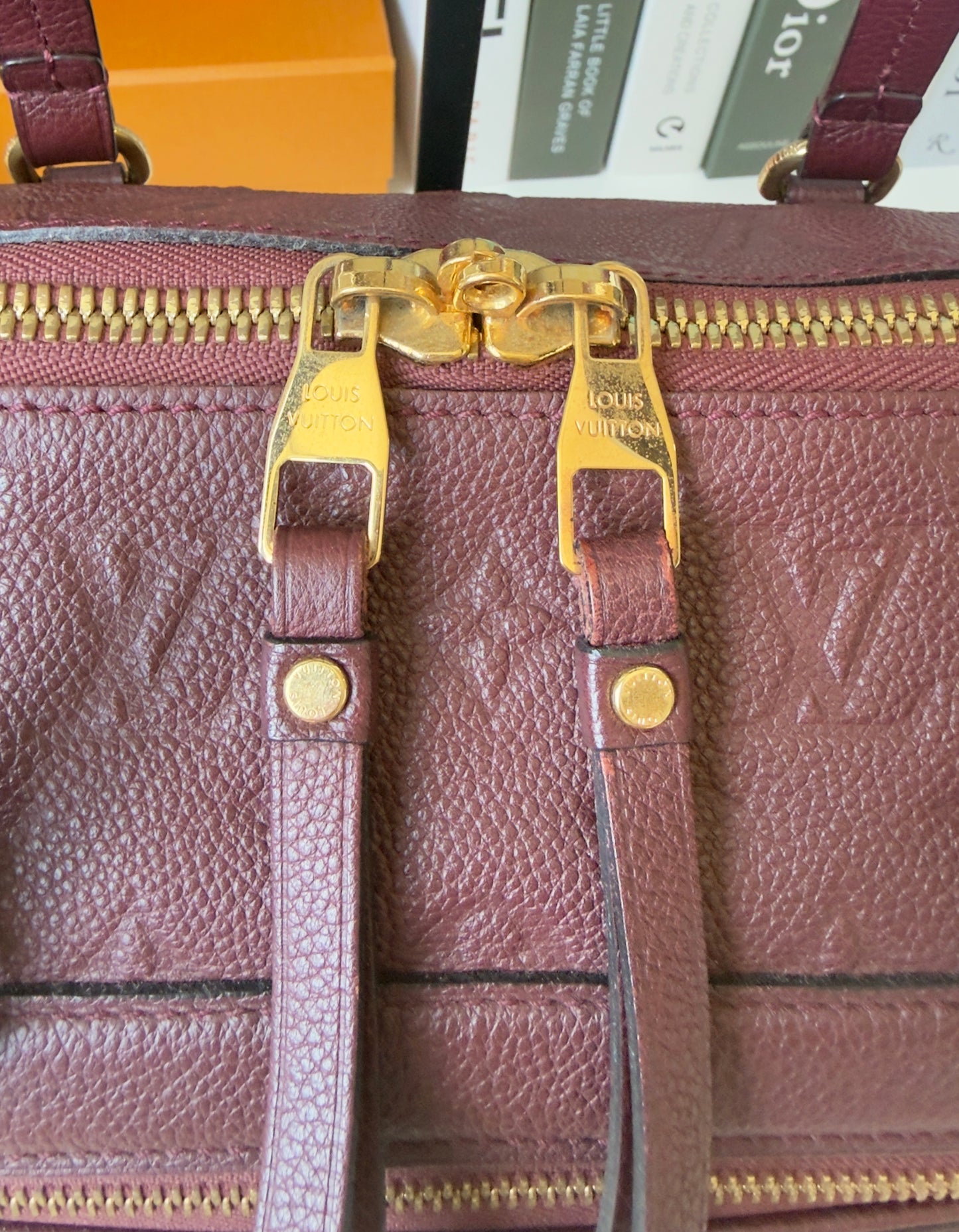 Lumineuse PM Aube Monogram Empreinte Leather Bag