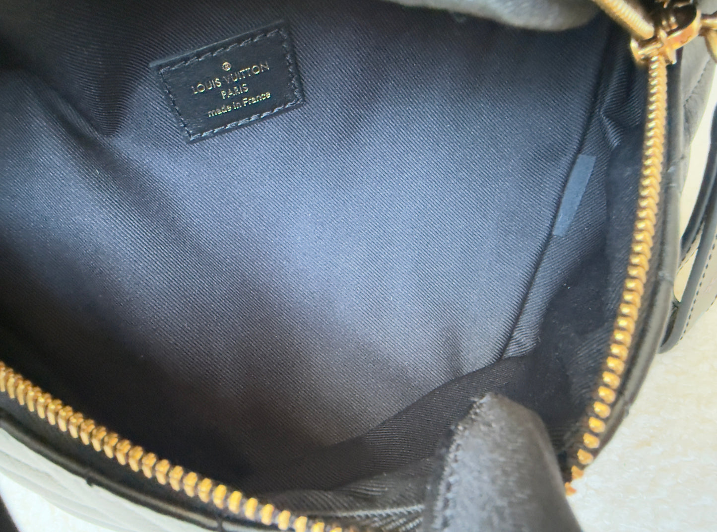 NEW WAVE BUMBAG BLACK CALFSKIN BAG