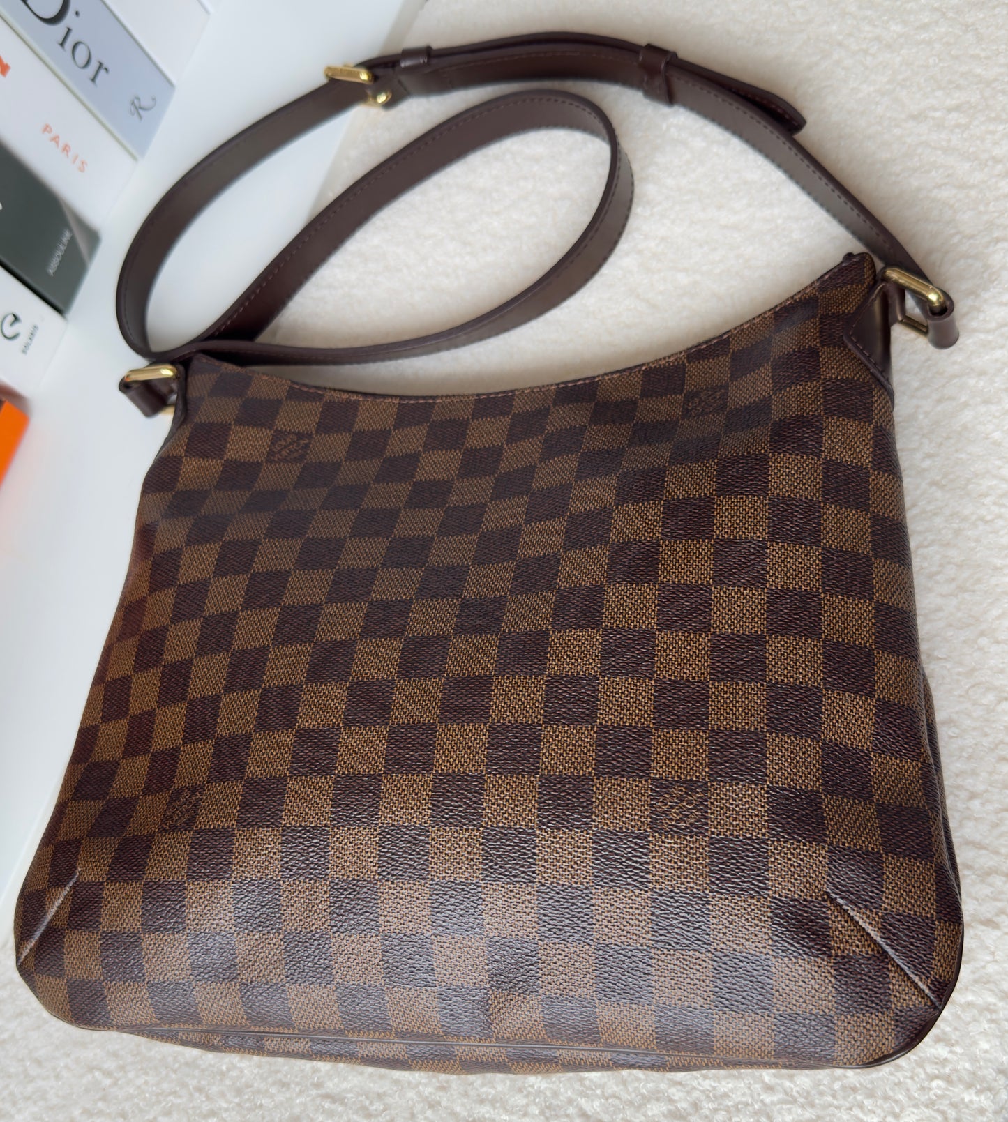 BLOOMSBURY PM DAMIER EBENE CROSSBODY BAG