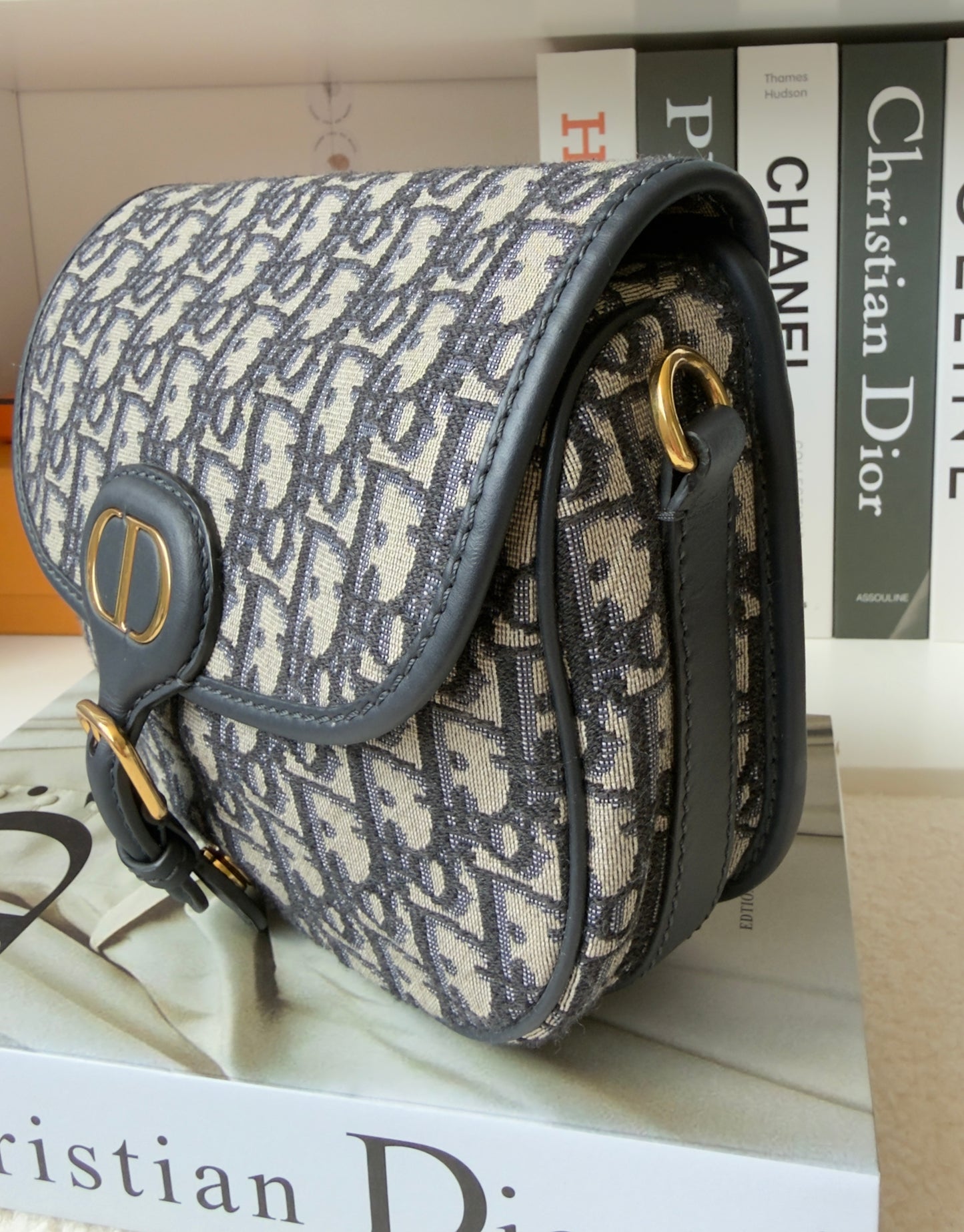 CD MEDIUM BOBBY BLUE OBLIQUE JACQUARD