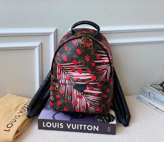 Limited Edition Monogram Canvas Jungle Dots Palm Springs Backpack PM Bag
