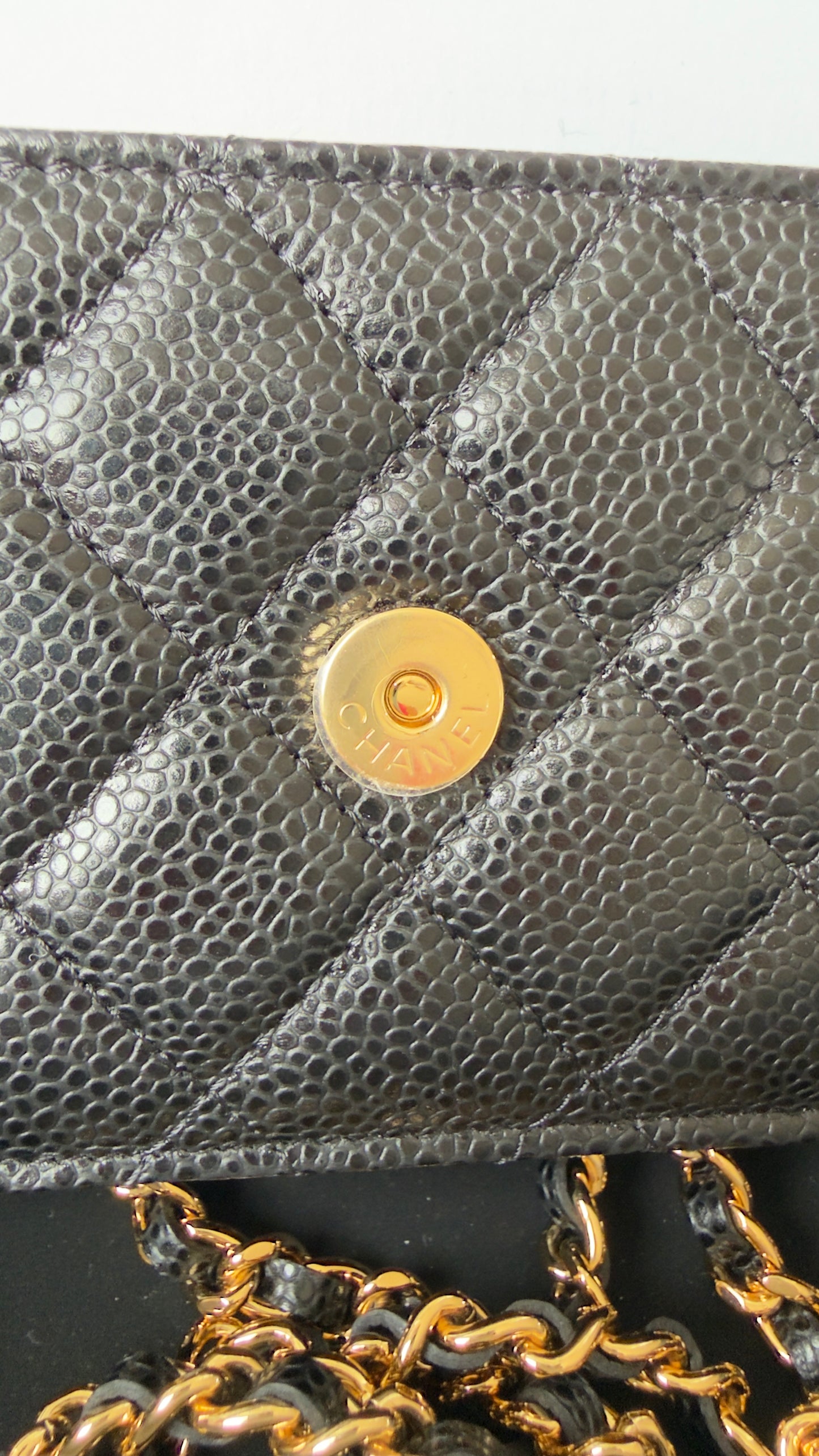 BRAND NEW CC WOC BLCK CAVIAR/GHW