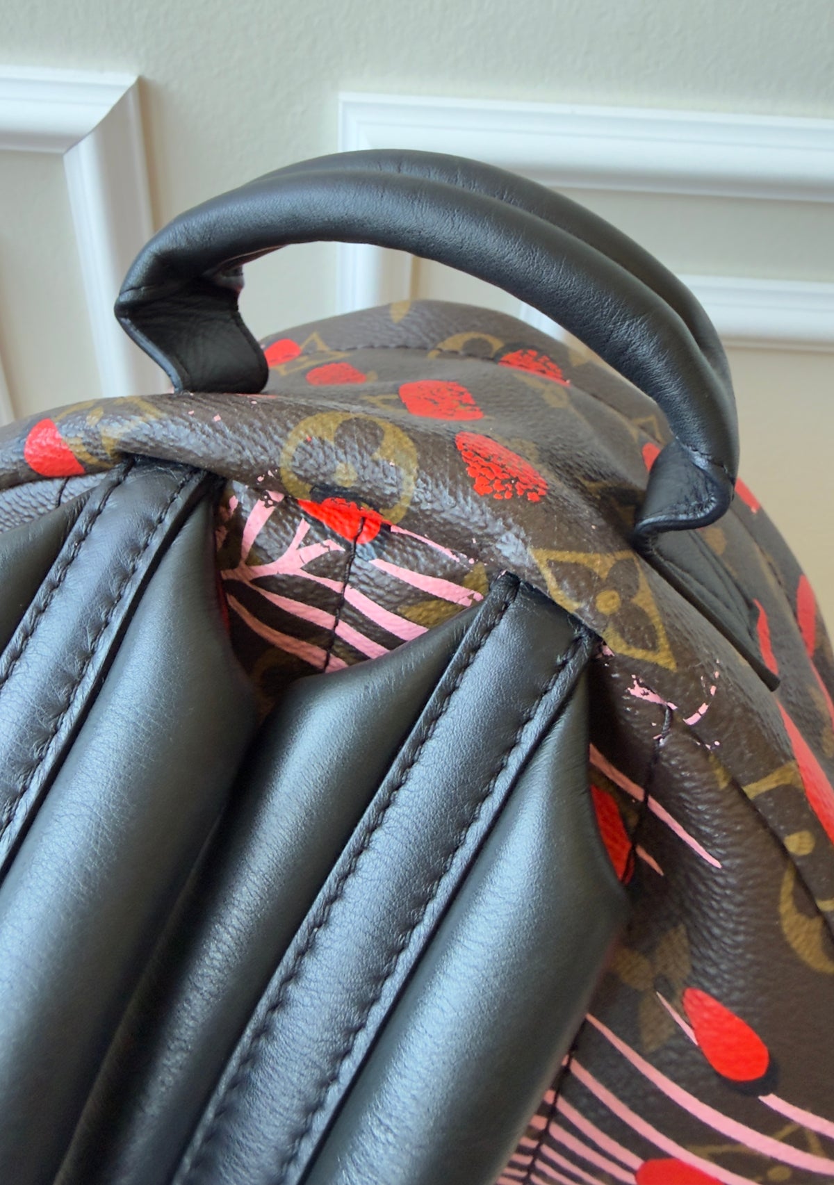Limited Edition Monogram Canvas Jungle Dots Palm Springs Backpack PM Bag