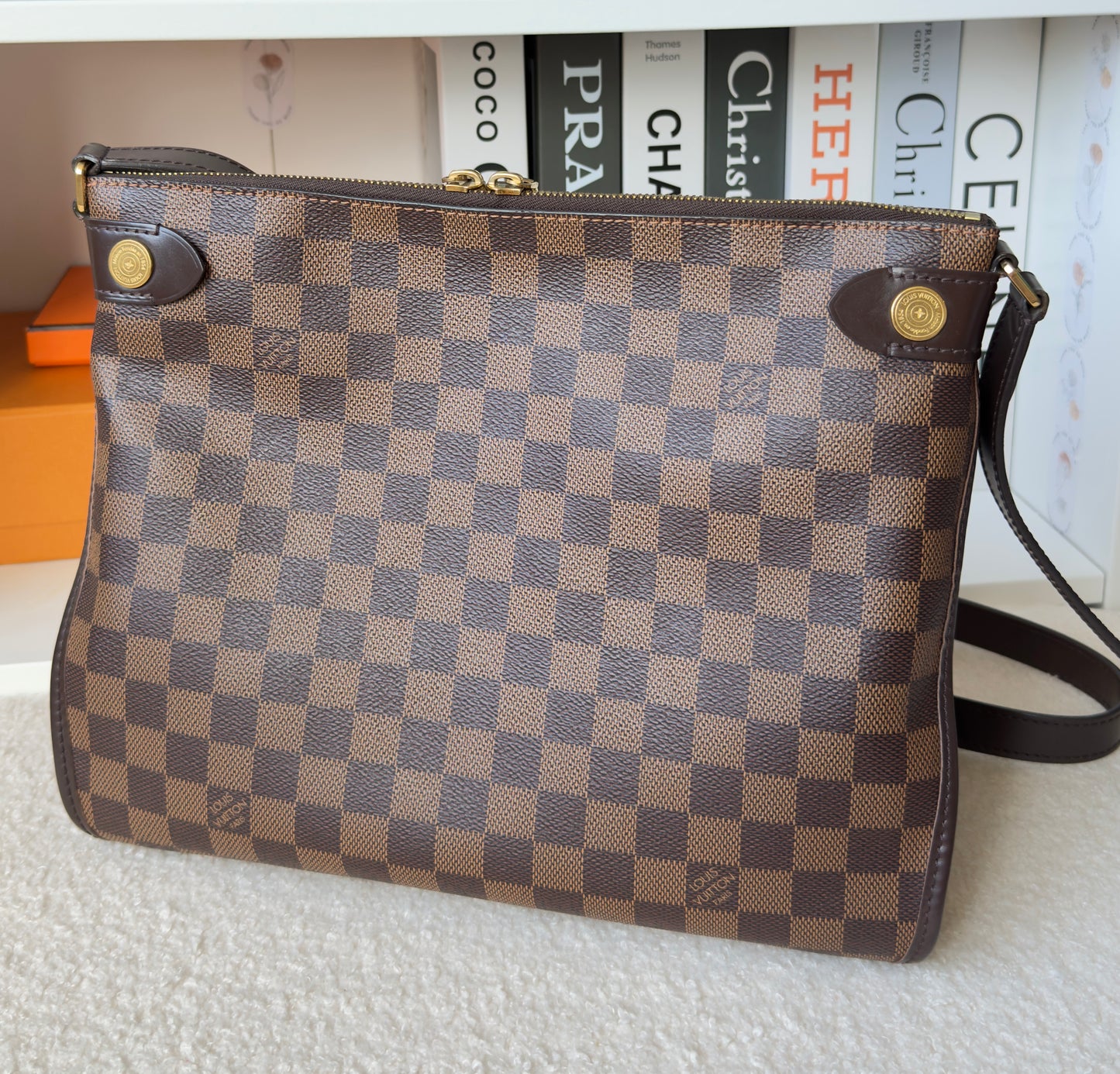 DUOMO DAMIER EBENE CROSSBODY BAG