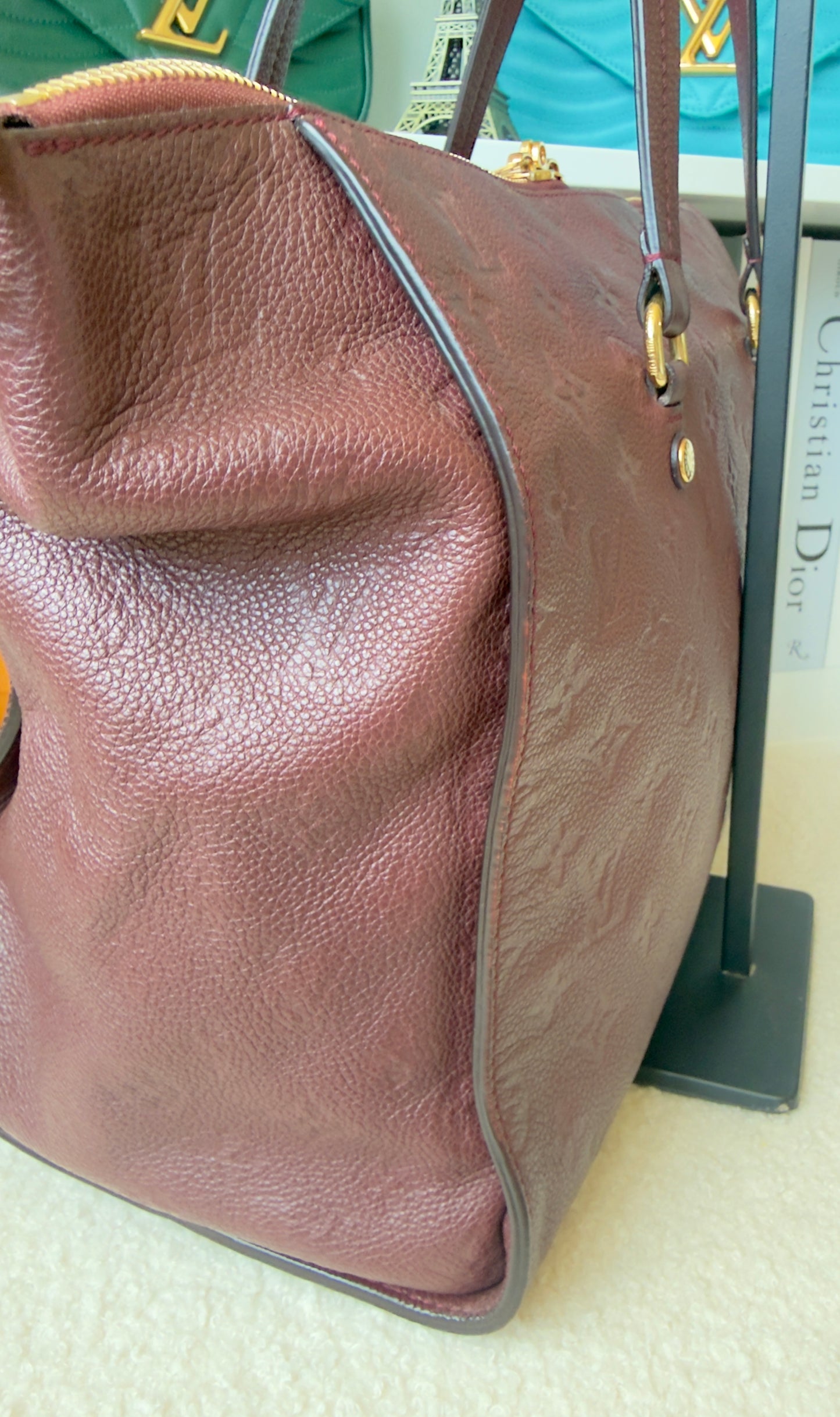 Lumineuse PM Aube Monogram Empreinte Leather Bag