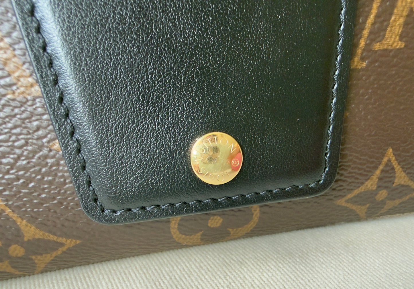 Padlock on Strap Handbag Monogram Canvas and Leather