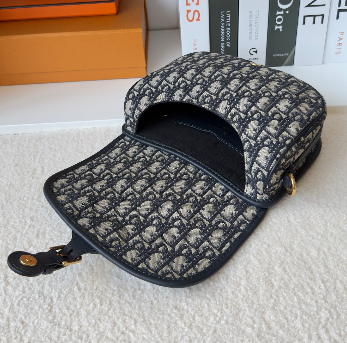 CD MEDIUM BOBBY BLUE OBLIQUE JACQUARD
