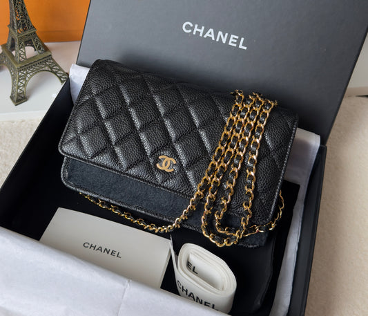 BRAND NEW CC WOC BLCK CAVIAR/GHW