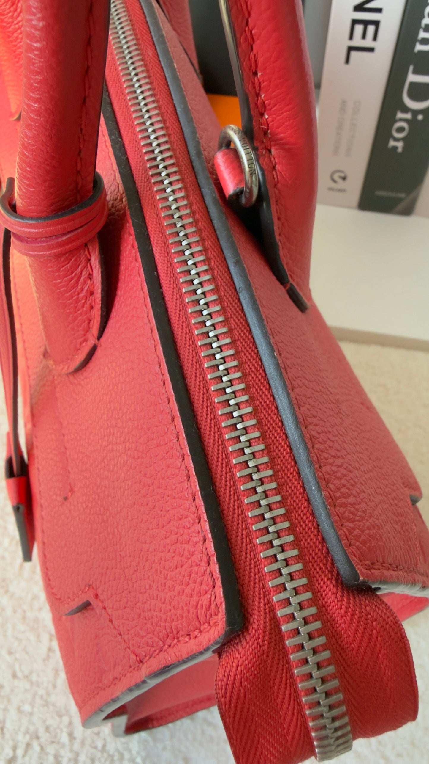 PONT NEUF MM RED WATERMELON MNG EMPREINTE BAG