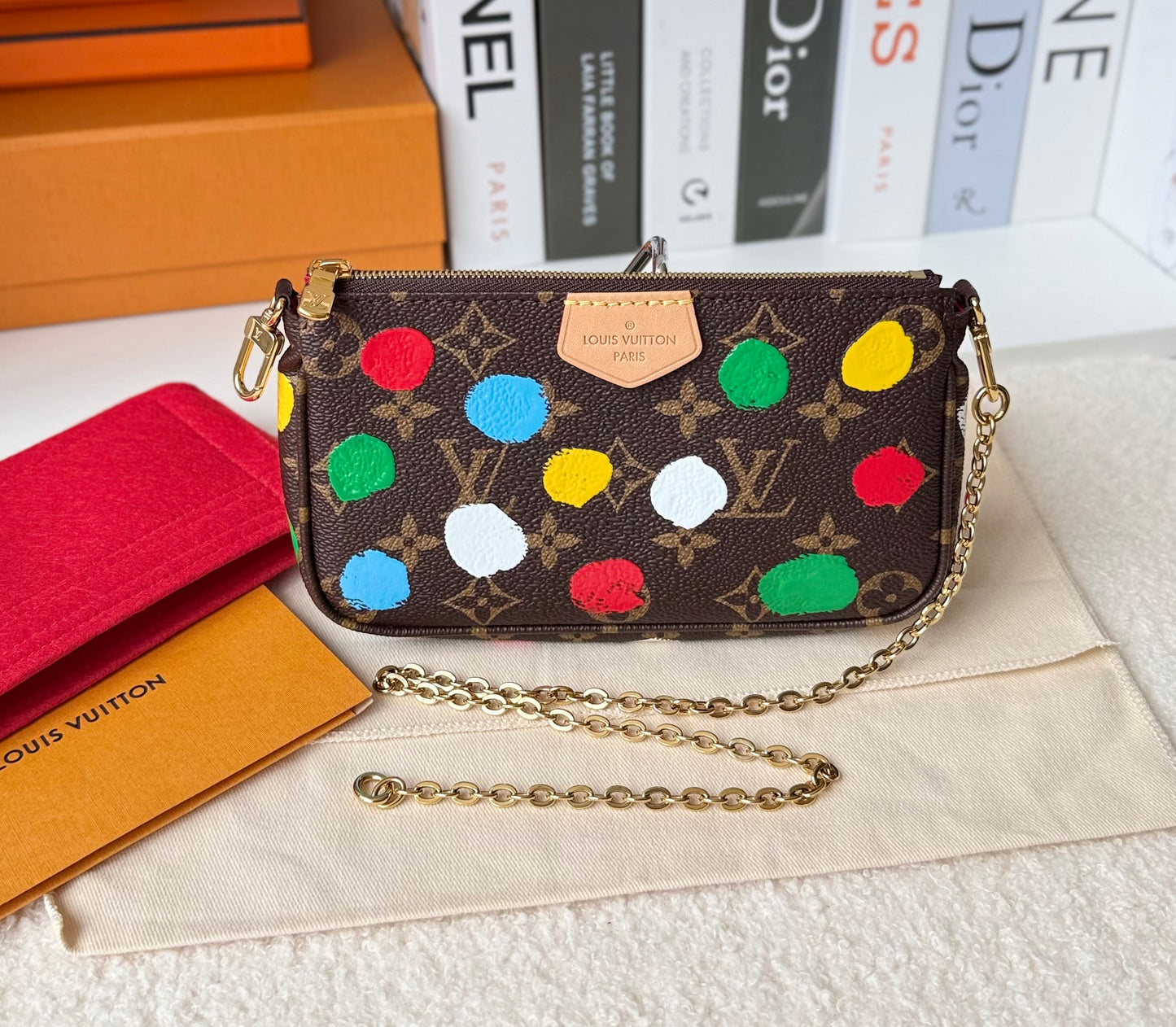 NEW /UNUSED LV x Yayoi Kusama Multi-Pochette Accessories