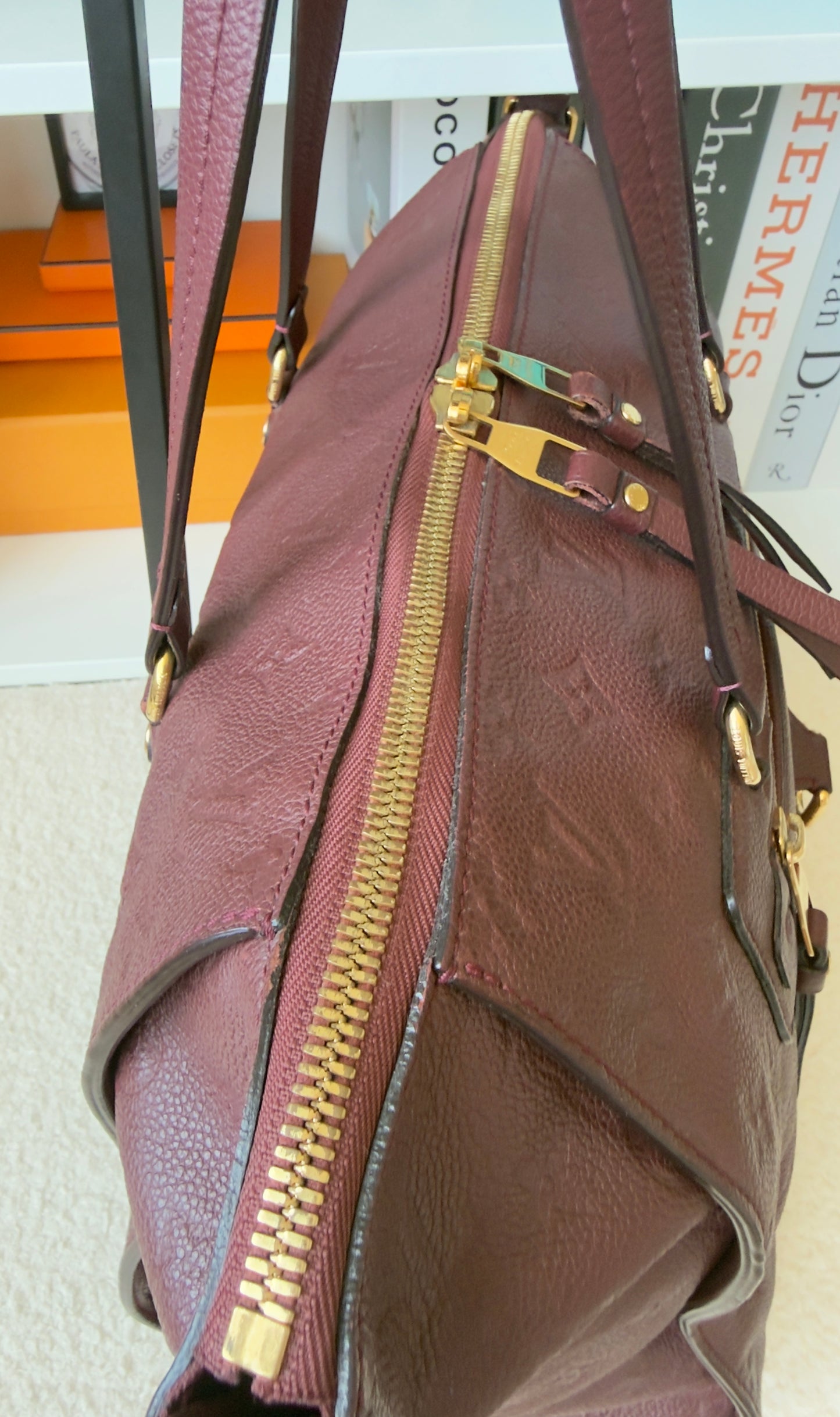 Lumineuse PM Aube Monogram Empreinte Leather Bag