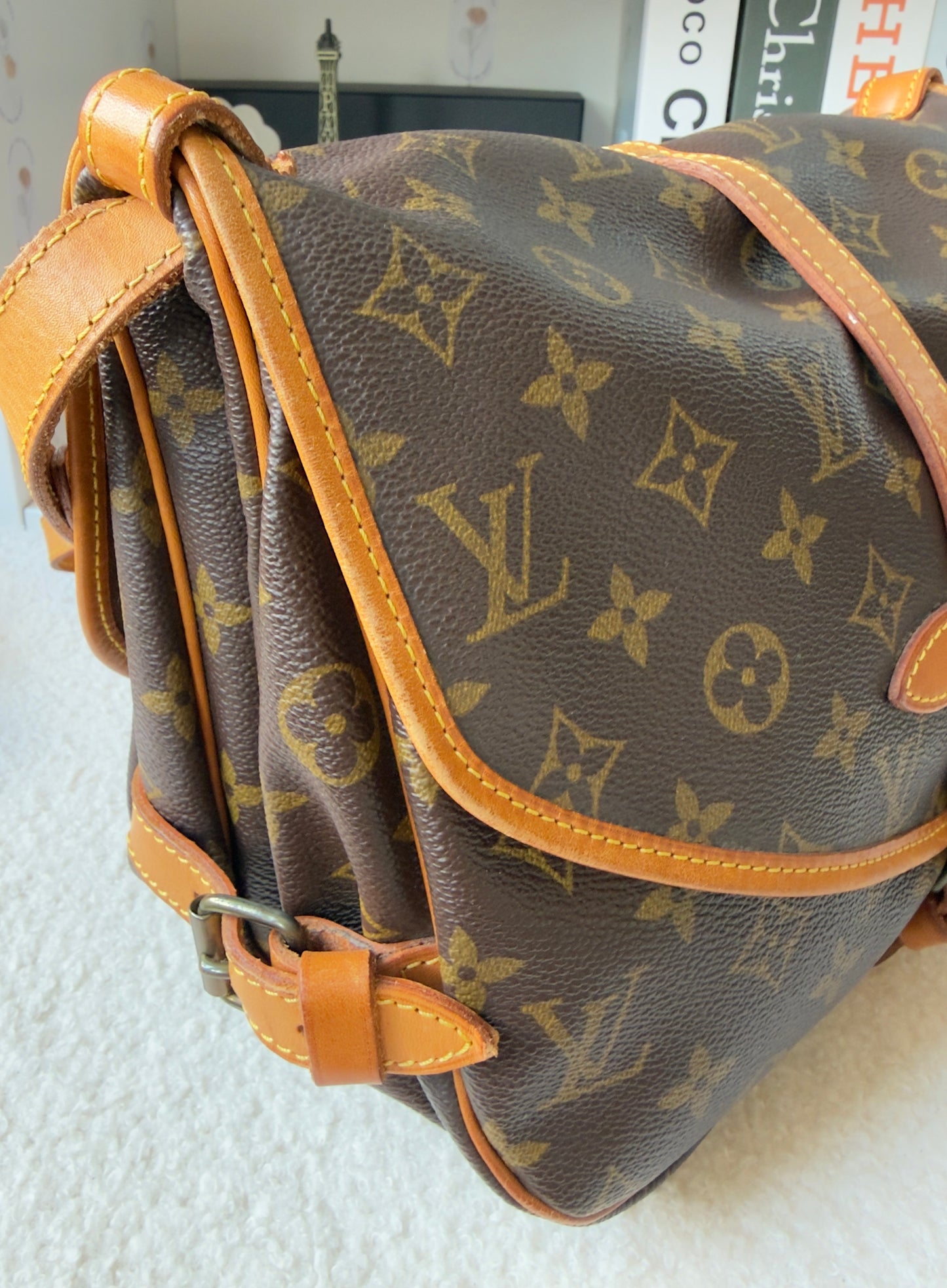 SAUMUR 30 MNG CANVAS MESSENGER BAG