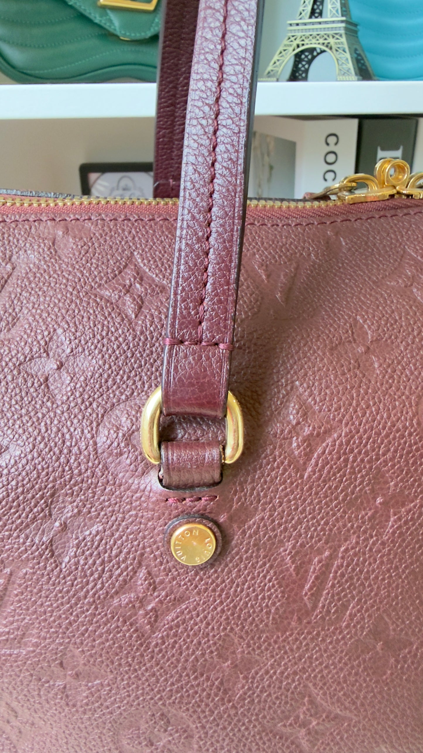 Lumineuse PM Aube Monogram Empreinte Leather Bag