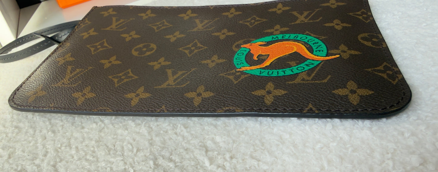 NEVERFULL MM MELBOURNE WORLD TOUR MNG CANVAS WITH POUCH