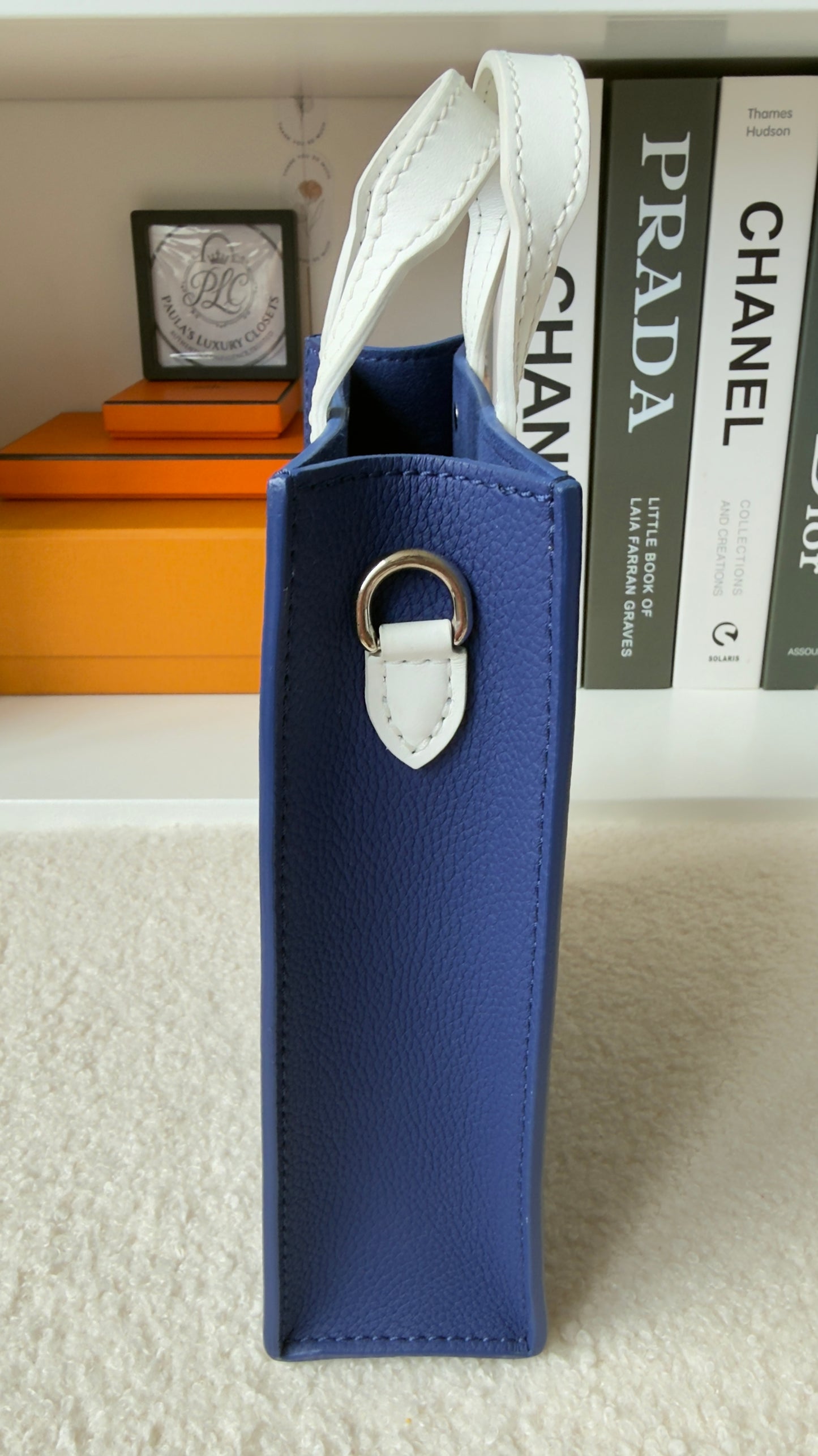 LIKE NEW LIMITED EDITION EVERYDAY SIGNATURE SAC PLAT XS BLUE