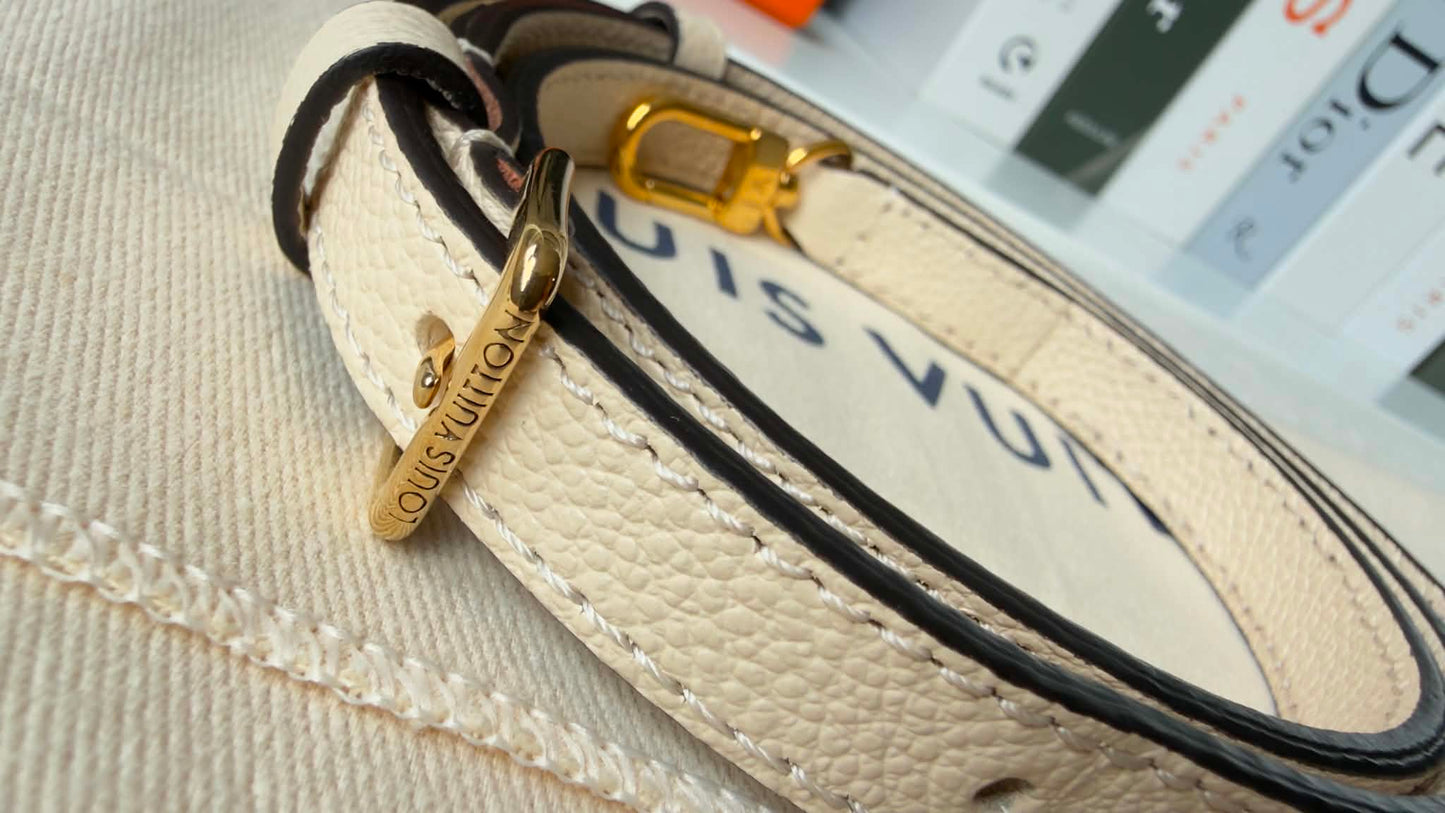 Mini Monogram Empreinte Leather Cream Bumbag