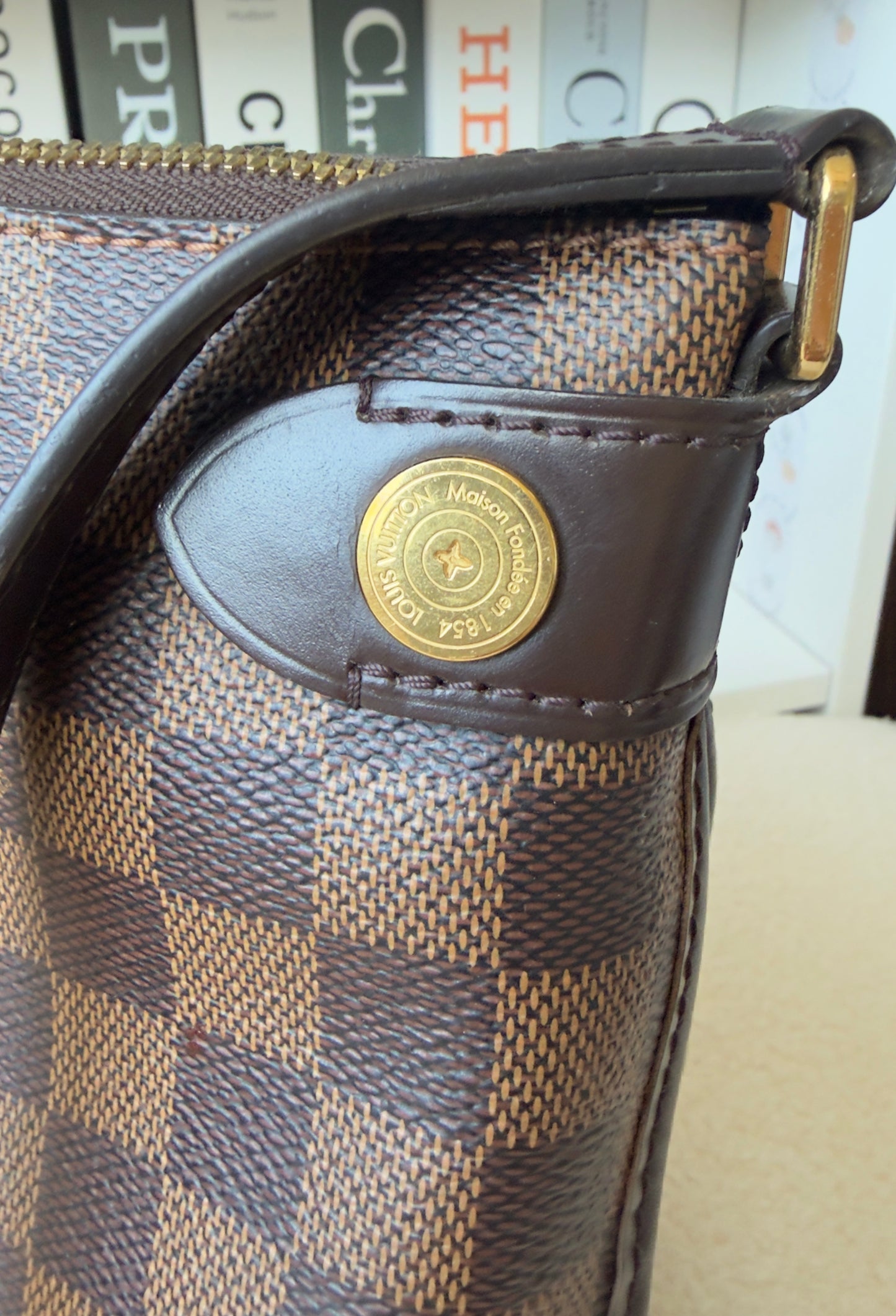DUOMO DAMIER EBENE CROSSBODY BAG